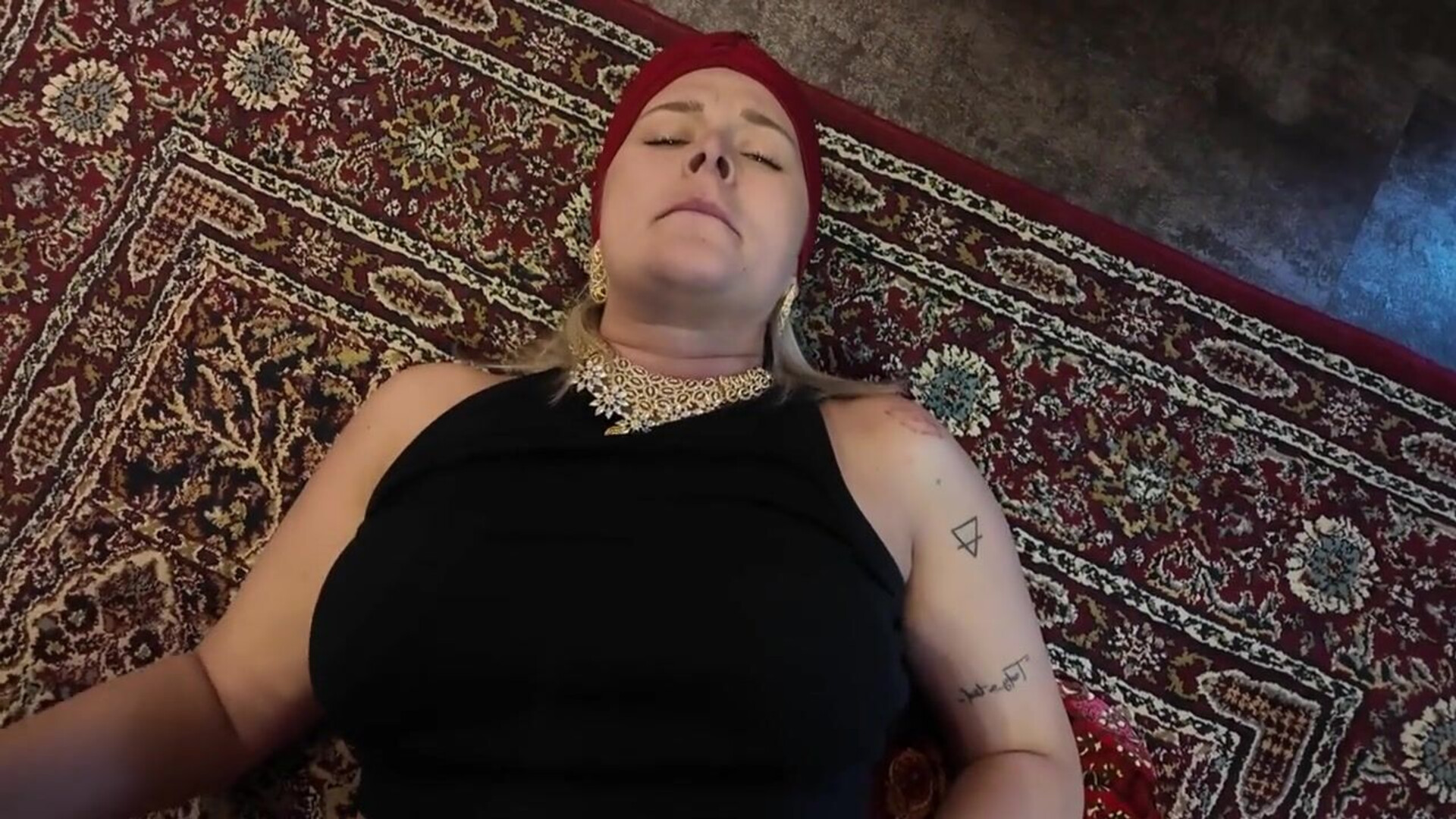 Engaging intimately with my considerable Muslim stepmother prior to my stepfather's r - amateur - blowjob - milf - old & young - pov - arab - big natural tits - big ass - homemade - mom