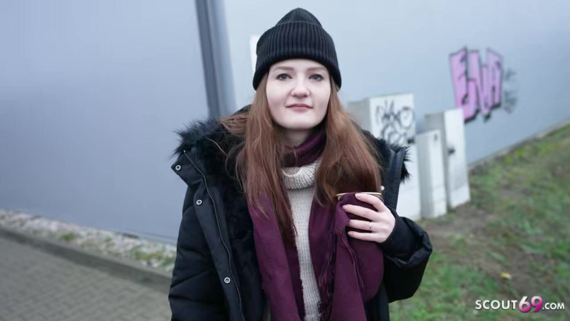 GERMAN SCOUT Ginger Olivia Westsun - skinny - small - petite - german - german scout - casting - teen - young - pick up - public agent