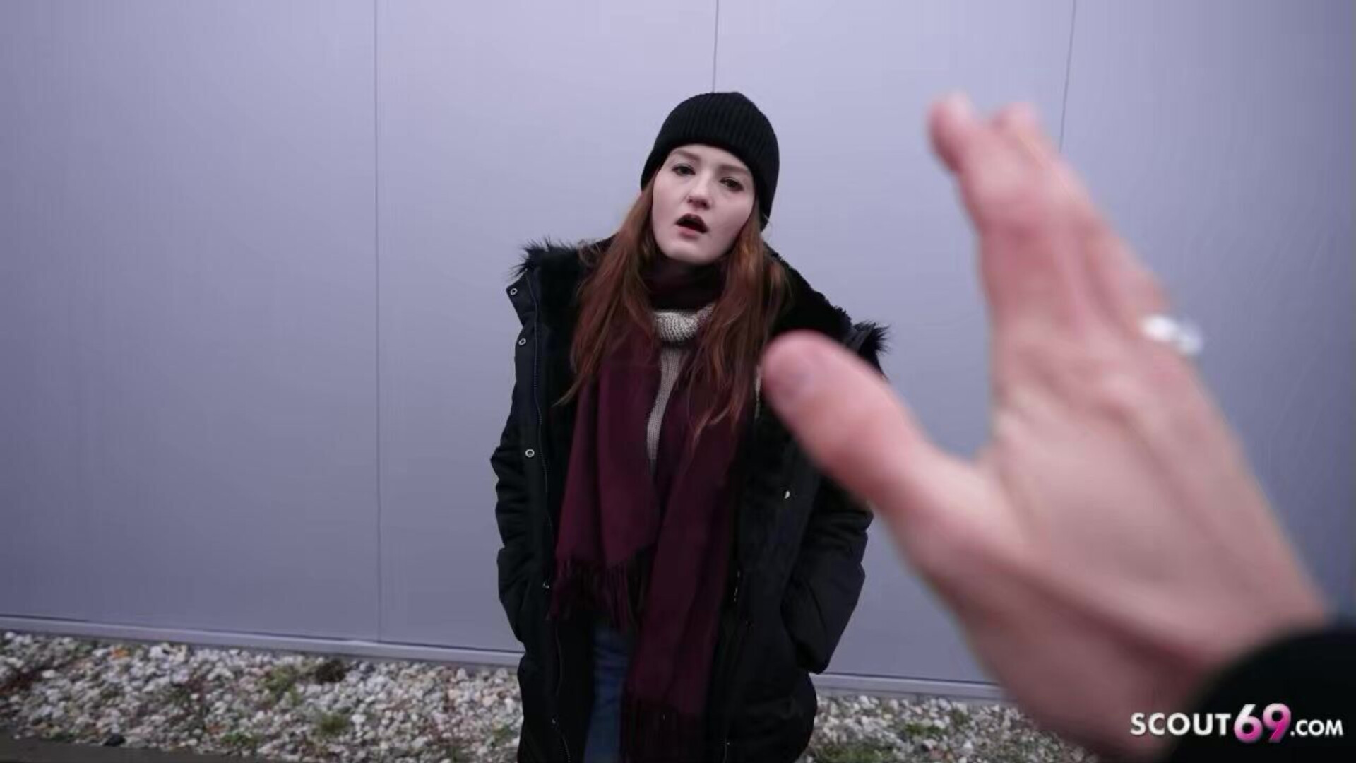 GERMAN SCOUT Ginger Olivia Westsun - skinny - small - petite - german - german scout - casting - teen - young - pick up - public agent