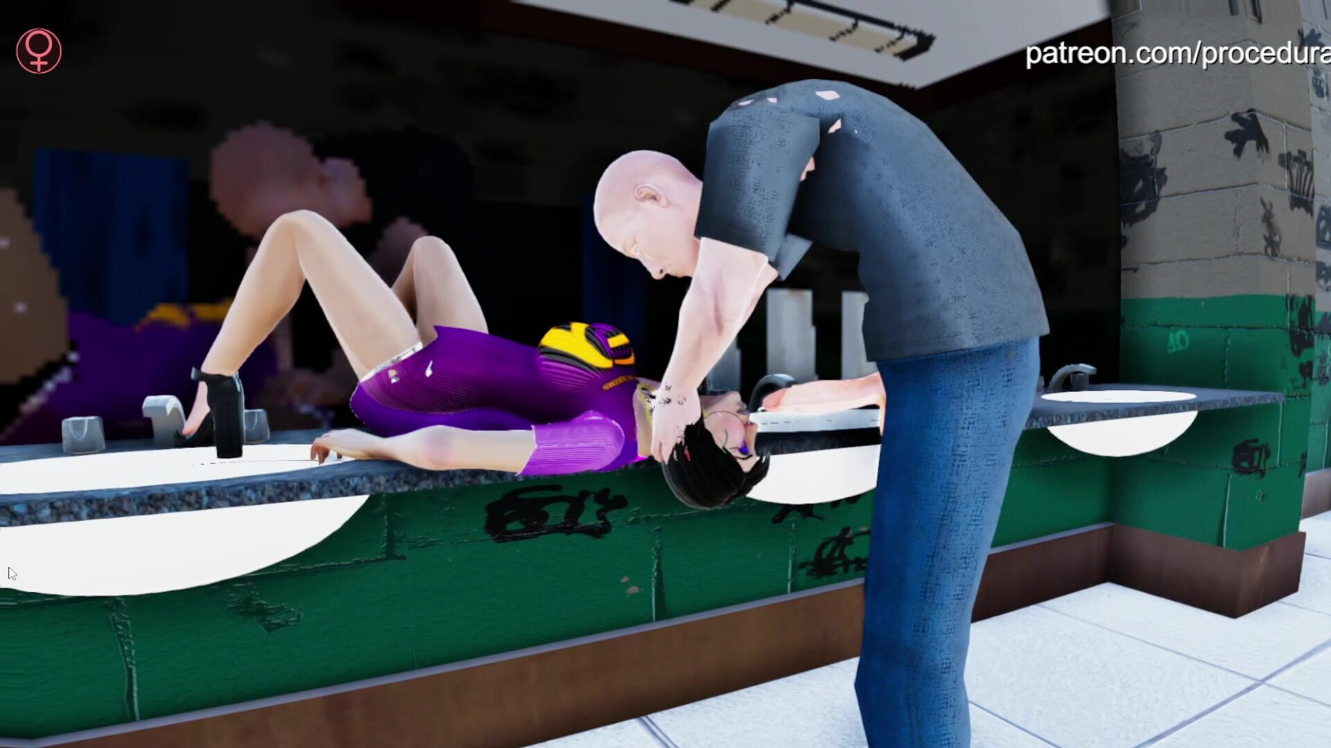 Its a match! (proceduralis) - 3d - game - deepthroat - facial - blowjob - hentai - facefuck - animation