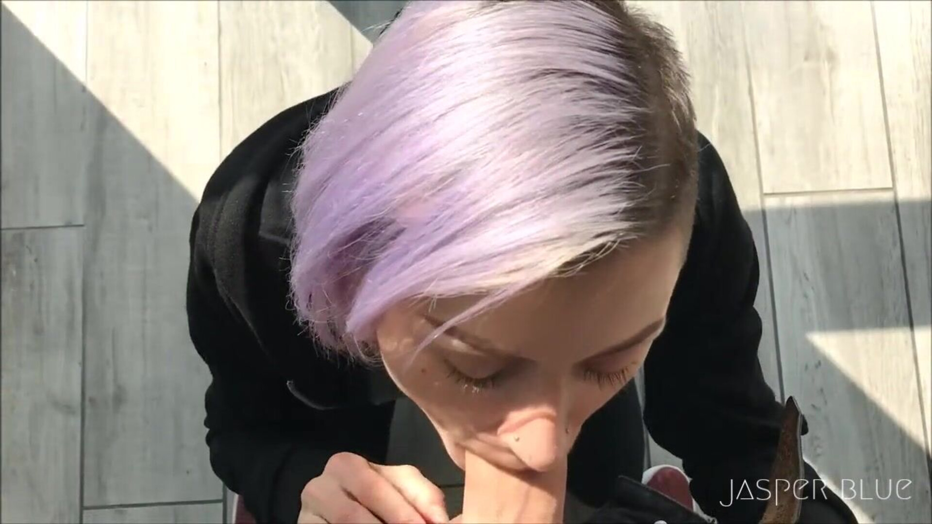 Jasper Blue Public Cum Slut - pov - hardcore - handjob
