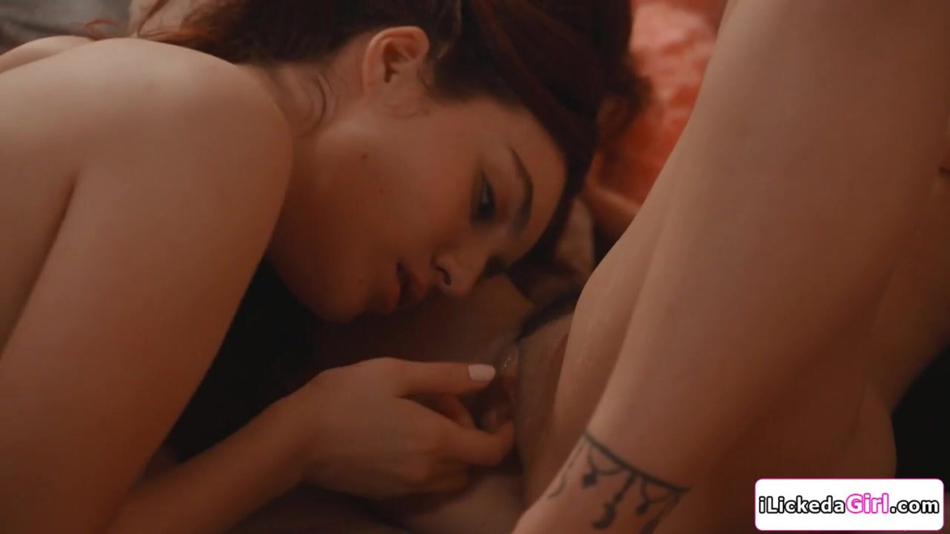 Lesbian babe inviting ex gf and fuck her - lesbian - oral - finger - hairy - kiss - small tits - petite - titsuck - redhead - brunette