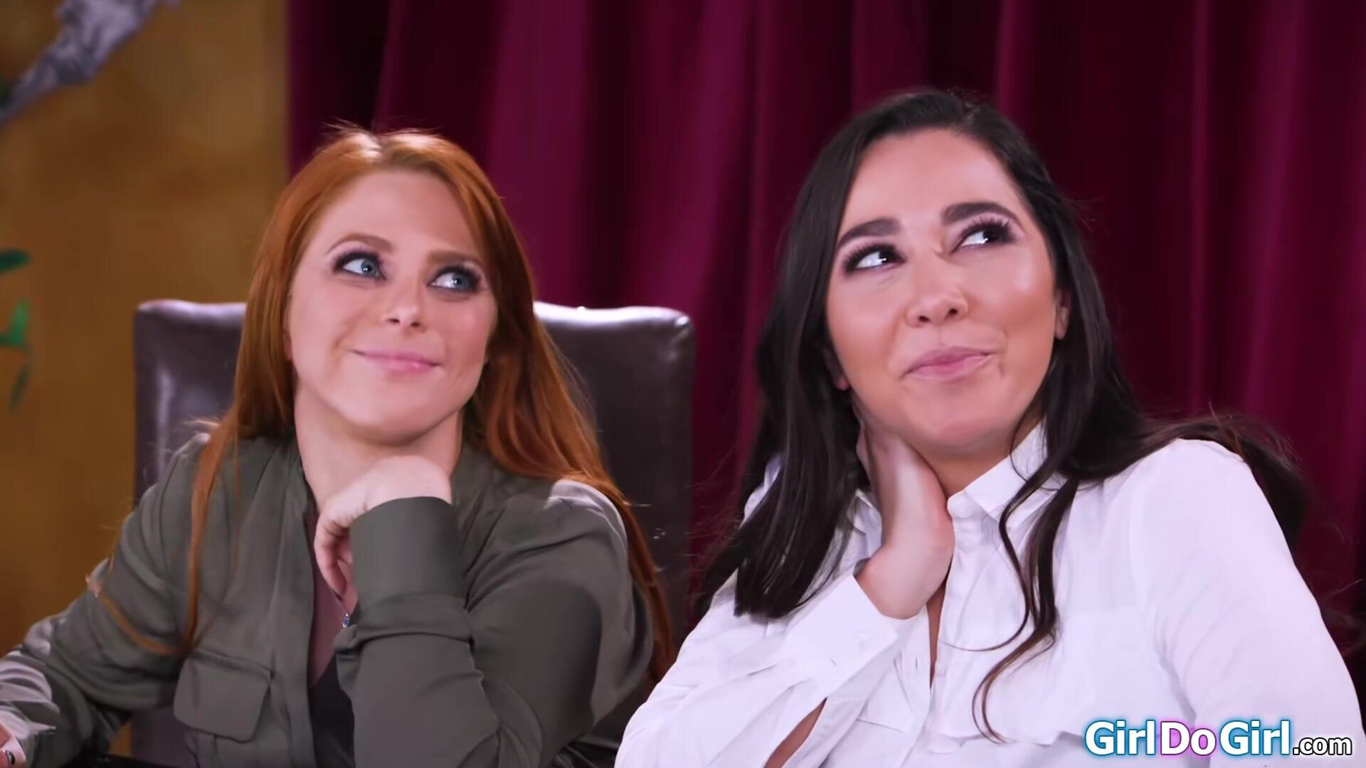 Make your lesbian boss cum or get fired - lesbian - office - caught - oral - big tits - threesome - hairy - small tits - petite - boss