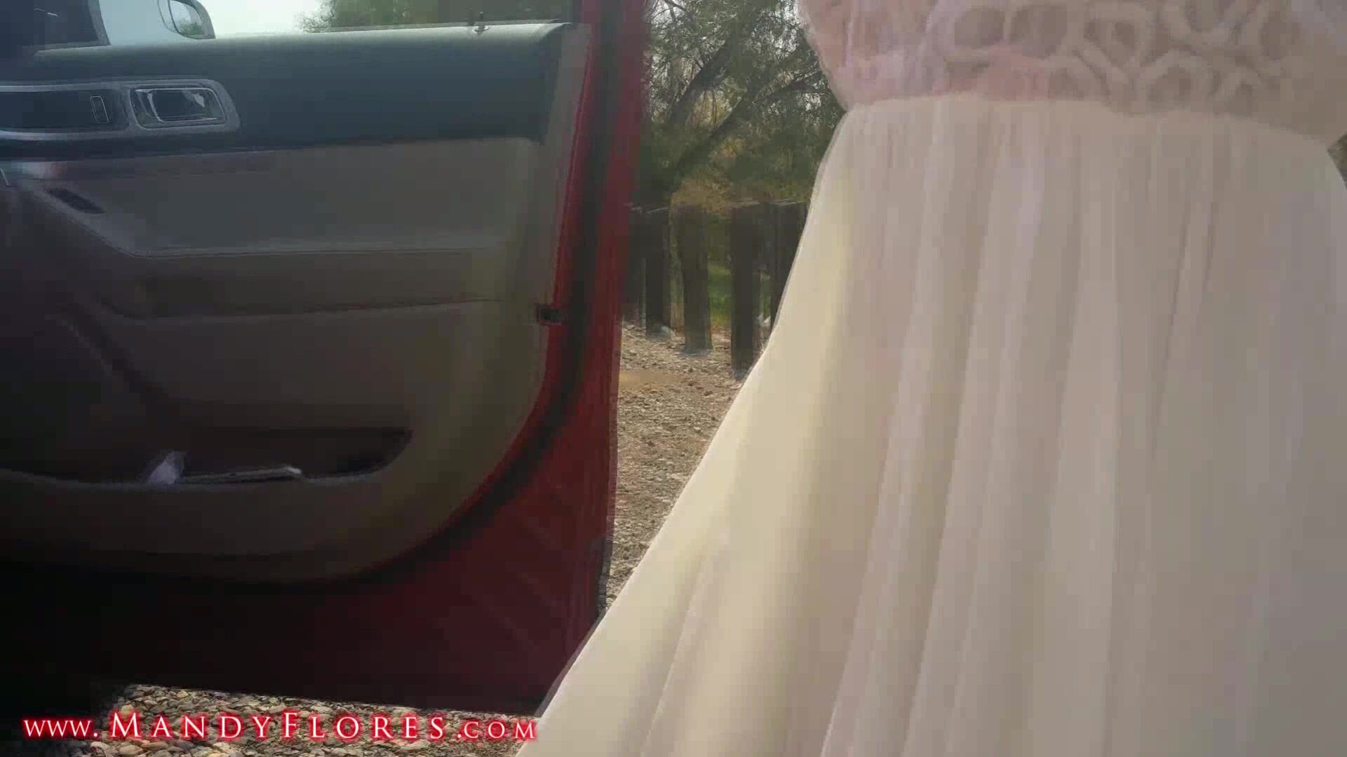 Mandy Flores Outdoor Public Roadside Shit Joi With Slow Motion - milf - big tits - masturbation