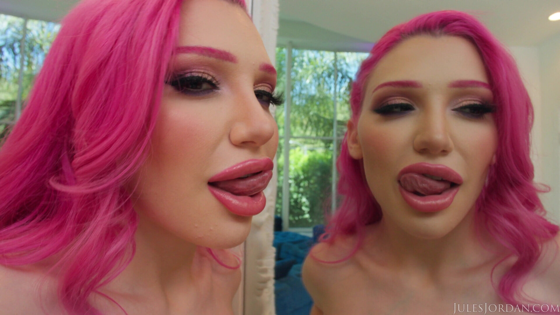 Pink haired girl does anal - 4k - 4k porn - pink hair - big tits - anal - gape - gaping - cumshot