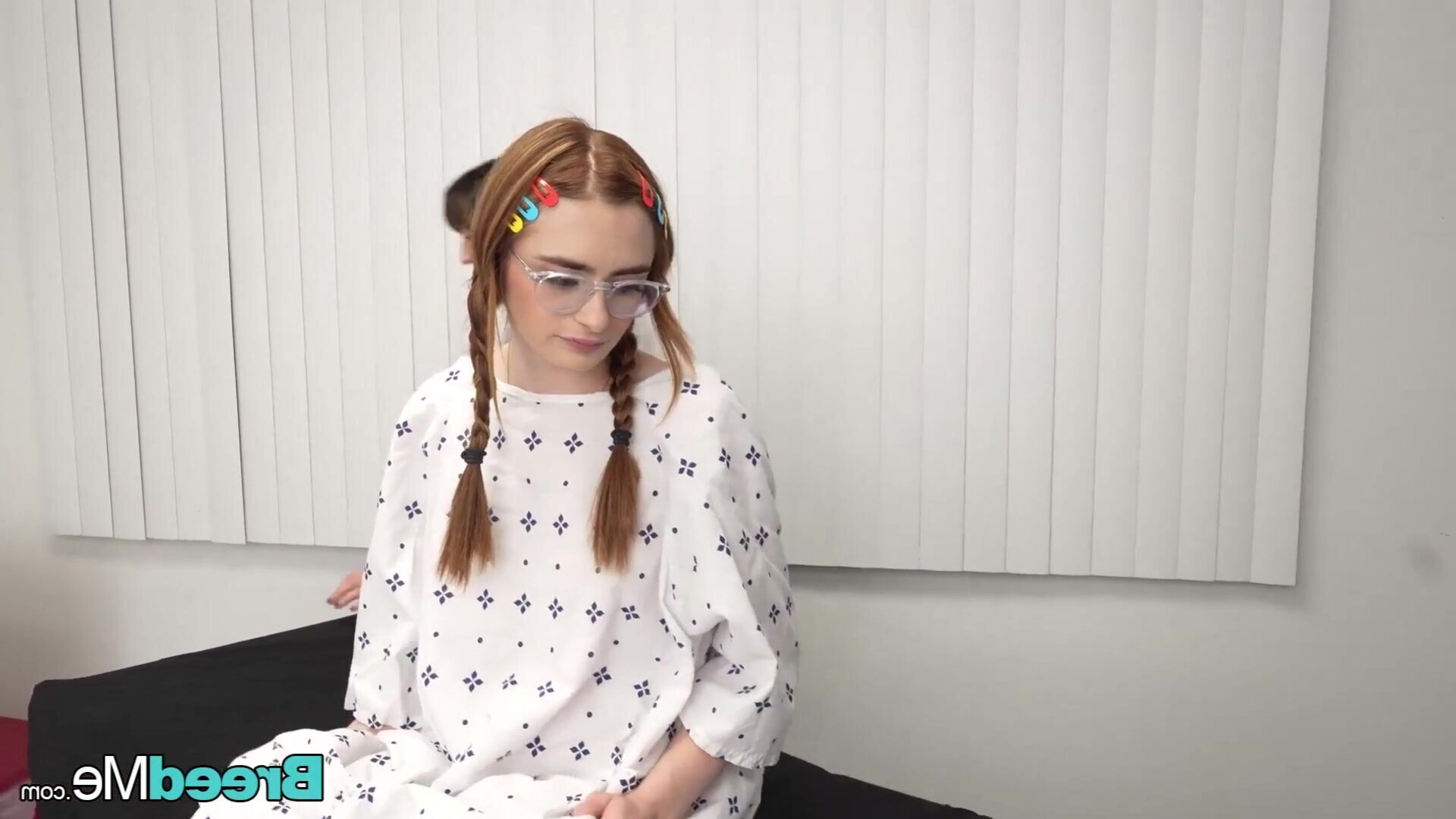 The alluring, fiery haired Reese Robbins, previously unable to conceive, has finally - amateur - teen (18+) - pregnant - creampie - skinny - doctor - eating pussy - threesome - missionary - socks