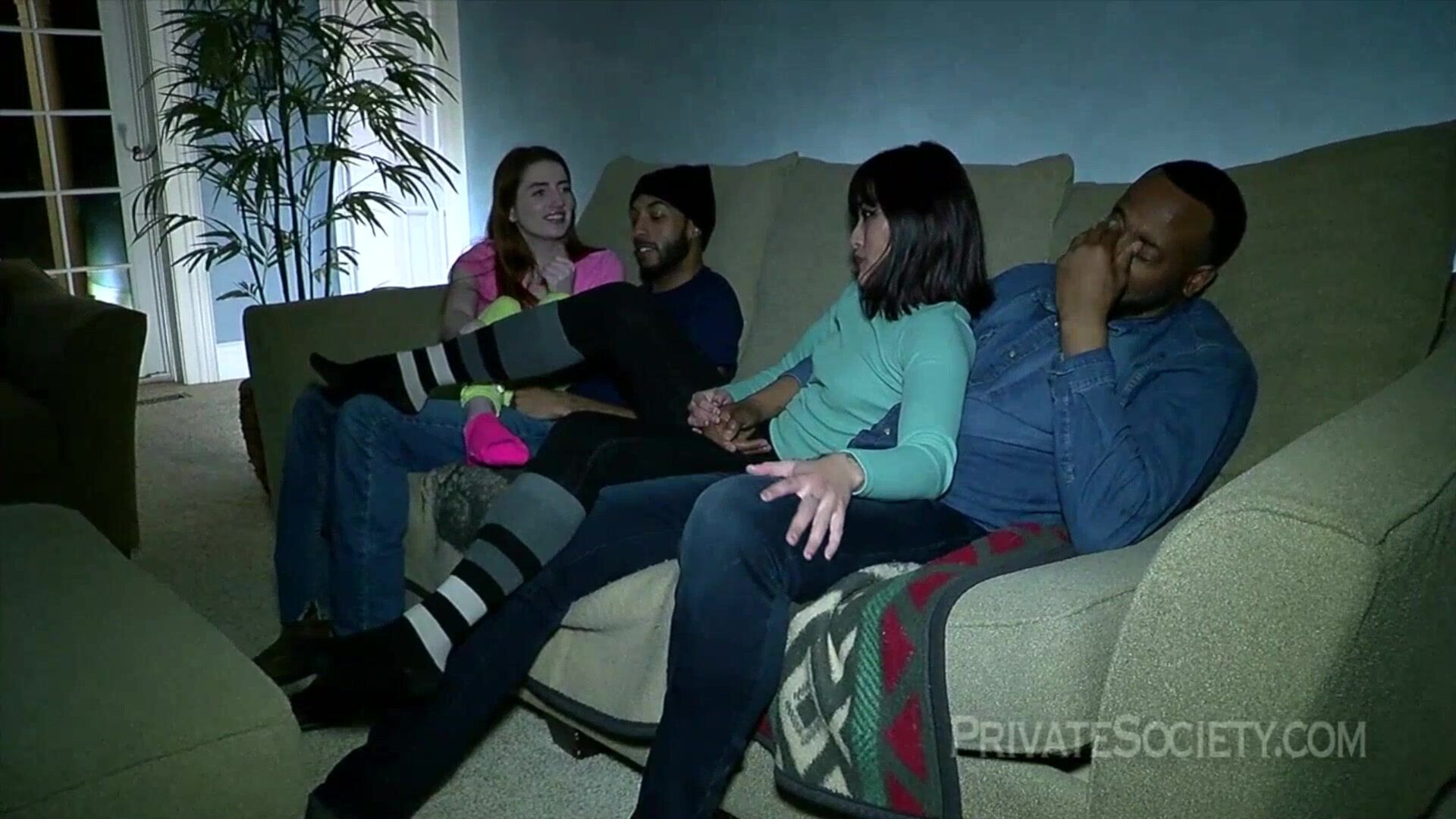 Aria Carson & Channy Crossfire As Interracial as It Gets - interracial - groupsex