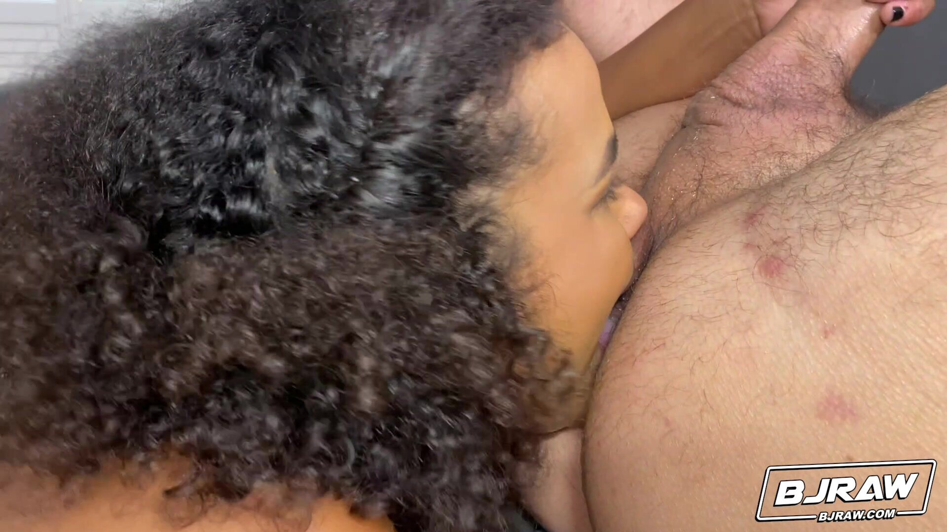 BJRAW Alina Ali has a messy mouth - bjraw - blowjob - rimming - handjob - ebony - interracial - big tits - natural tits - reality - pick up