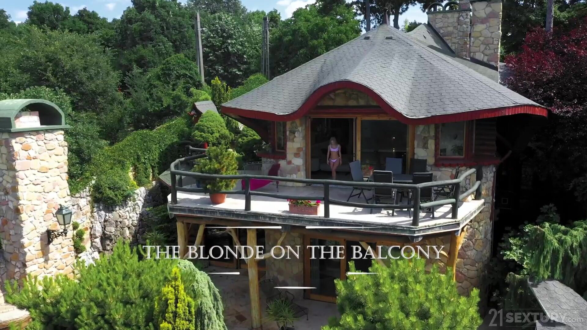 Candee Licious Blond on the Balcony AssholeFever 1080 - milf - djdj