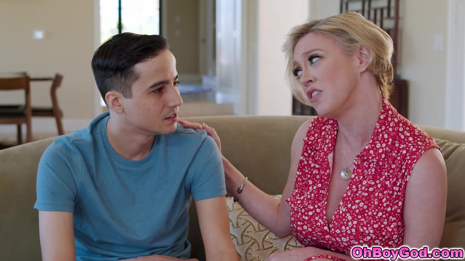 Dee compares stepsons dick to her husband - stepmom - stepson - family porn - family sex - old young - mom porn - blonde - big tits - milf - blowjob