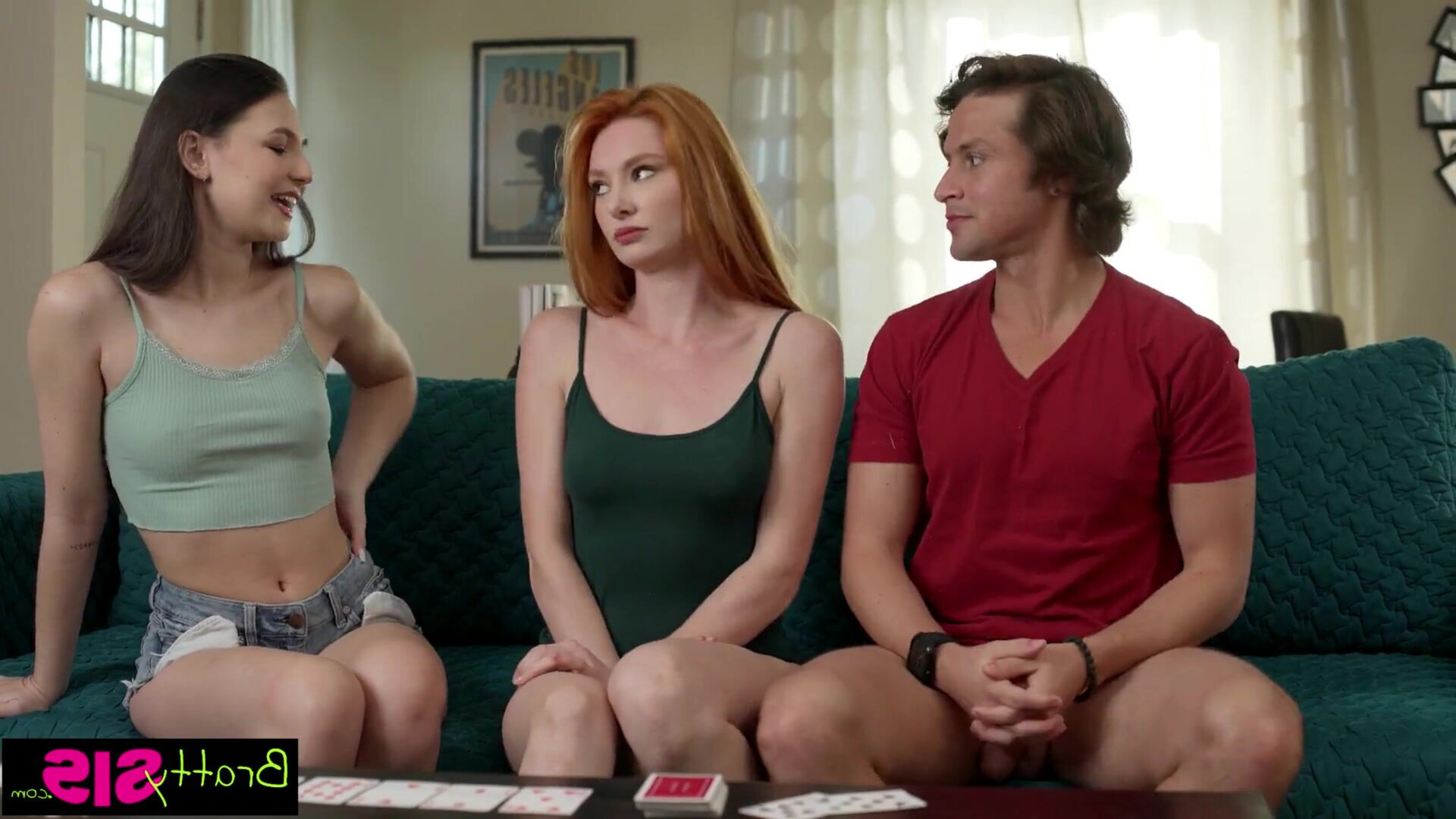 Enjoyable recreational activities with my stepsister - blowjob - redhead - pov - small tits - threesome - big cock - game - nude - stepsister - step