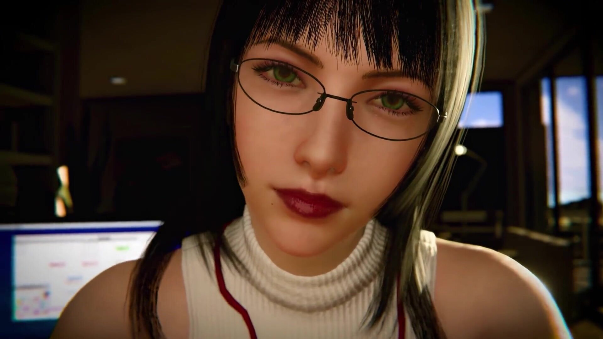 Final Fantasy 15 Gentiana Office Sex - hentai