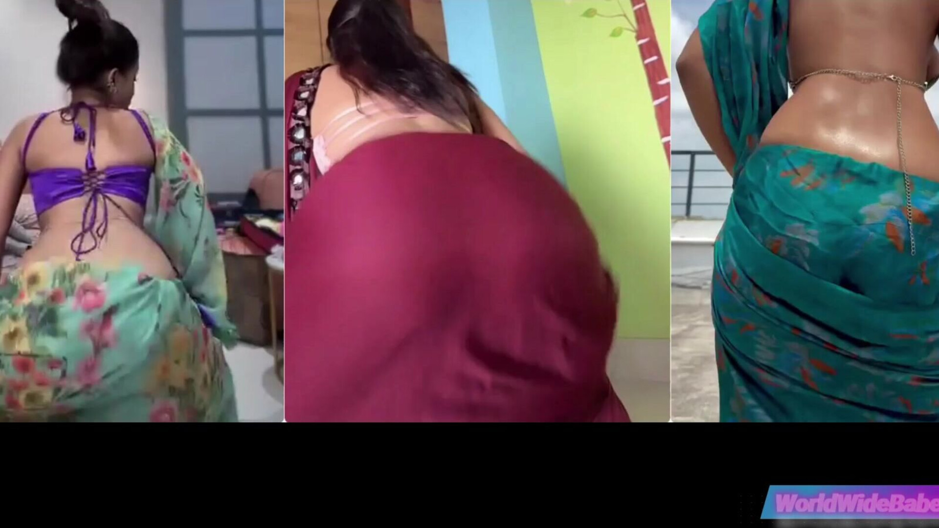 Hot Desi Babe Twerk in Saree - desi - saree - twerking - twerk - big ass - dance - dancing
