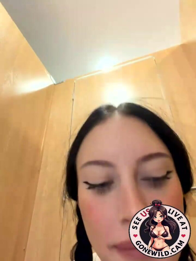 Inked Goth Girl with Pigtails Strips & Toys in Shower - tattoo - pigtails - bathroom - solo - tease - piercing - emo - goth - striptease - toy