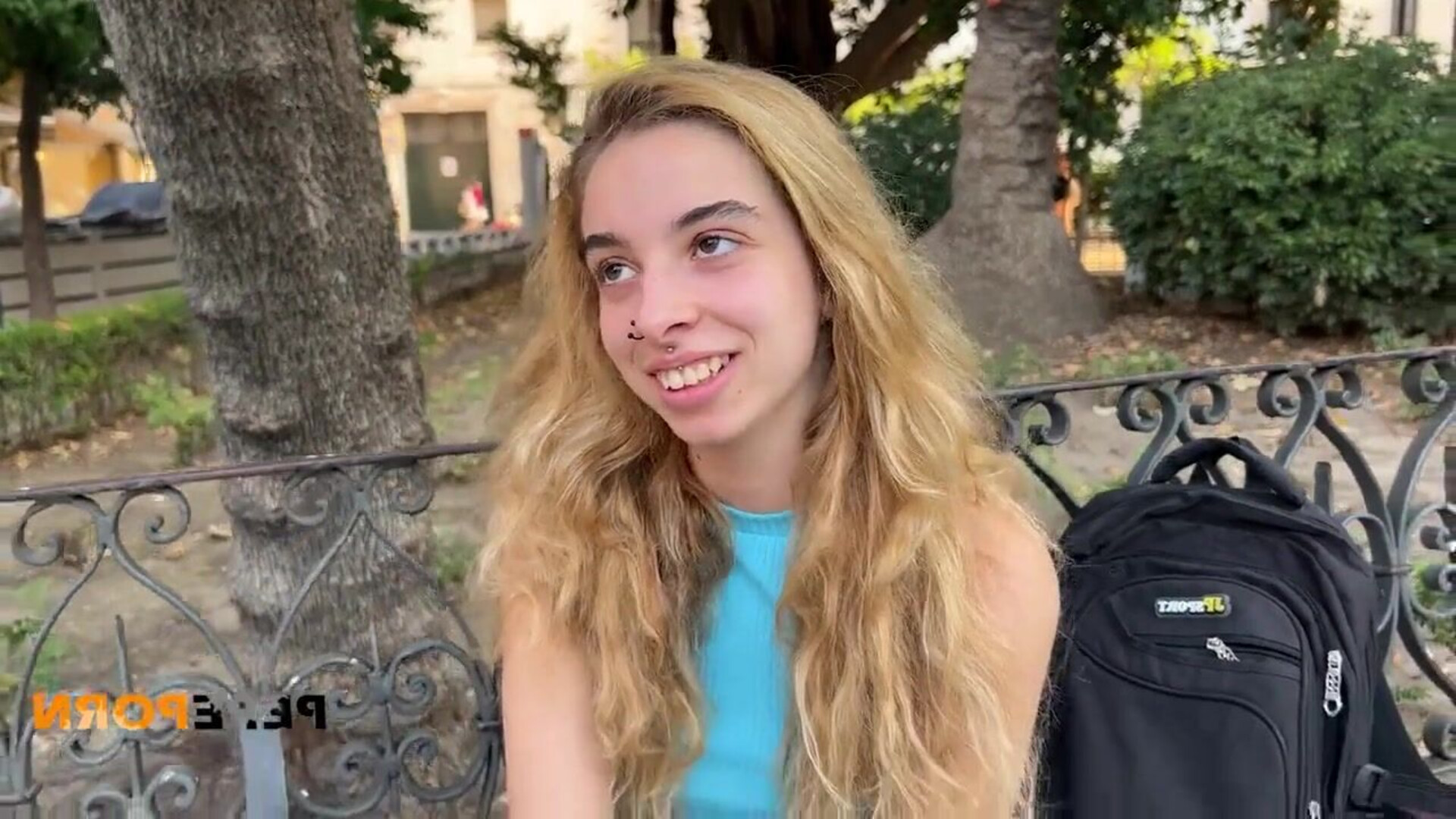 Irina's never experienced a pornographic penis! This eighteen year old lass has a gre - blonde - blowjob - teen (18+) - spanish - deep throat - piercing - doggy style - cum in mouth - couple - missionary