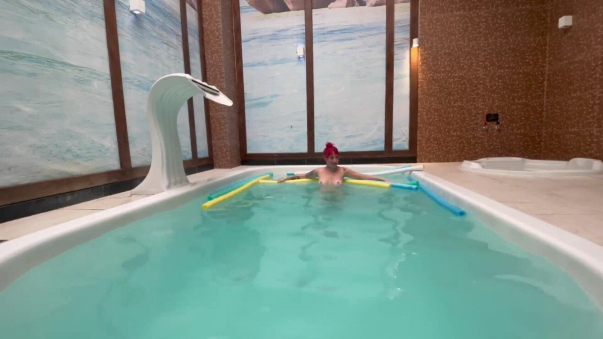 KR 17 Skinny redhead getting cock in hotel pool 1080p - teen - blowjob - hardcore - deepthroat - redhead - riding - tattoo - beautiful - nymphet