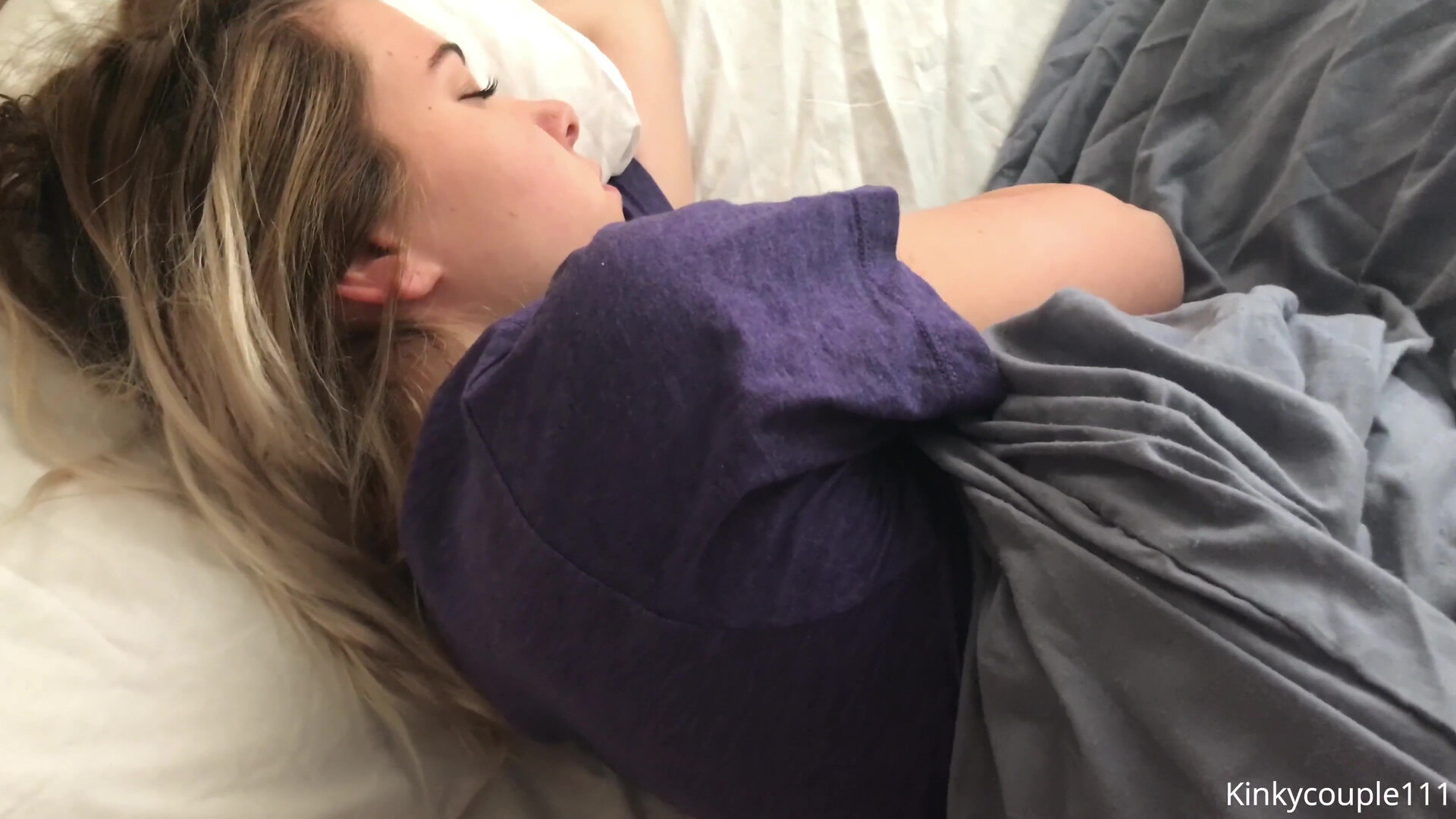 KinkyCouple111 A Stranger Crept Into My Room And Fucked Me 4K - big tits - handjob - pov