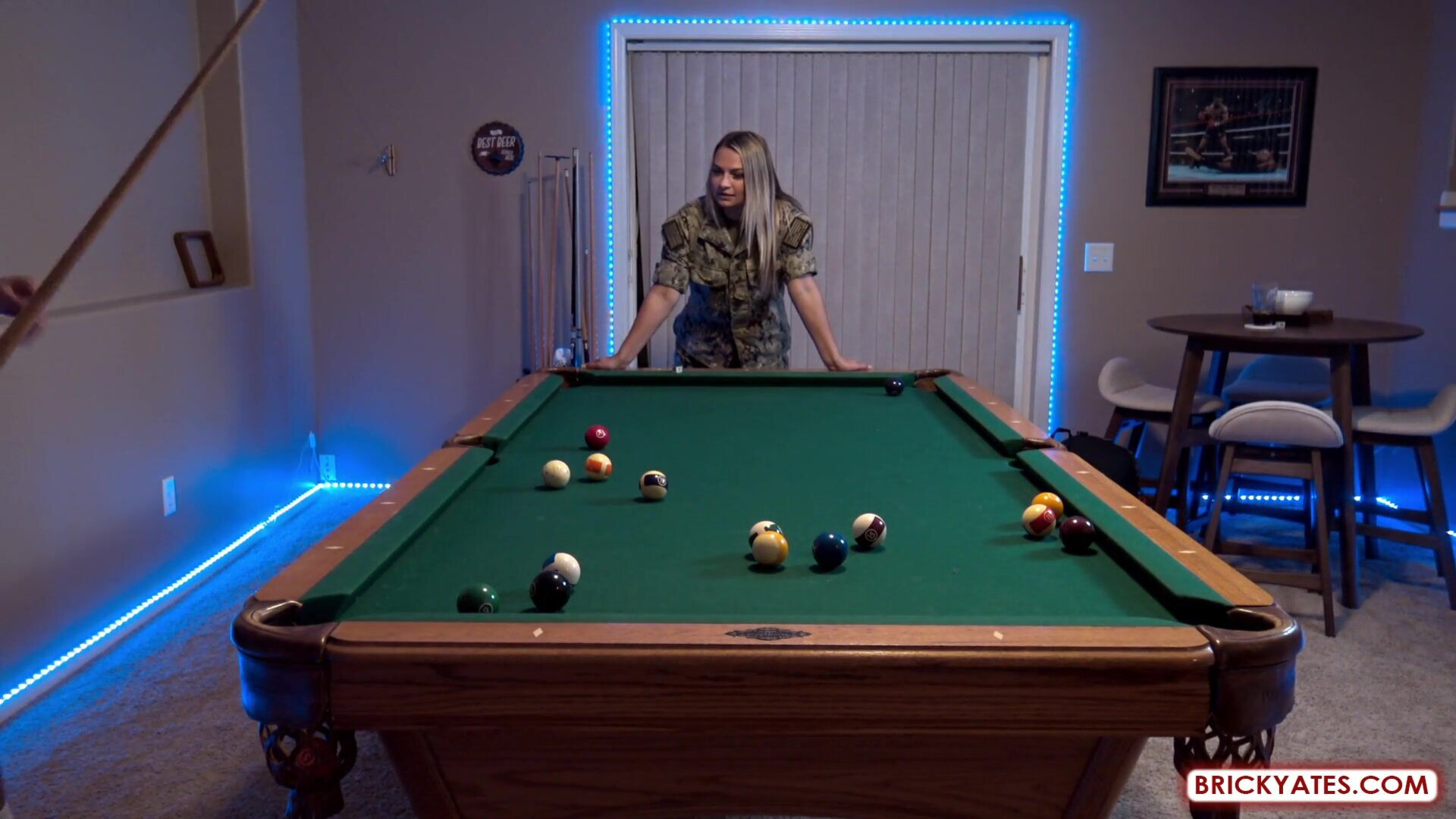 Kylie Kolb Hot Sailor playing strip pool - milf - big ass - blowjob