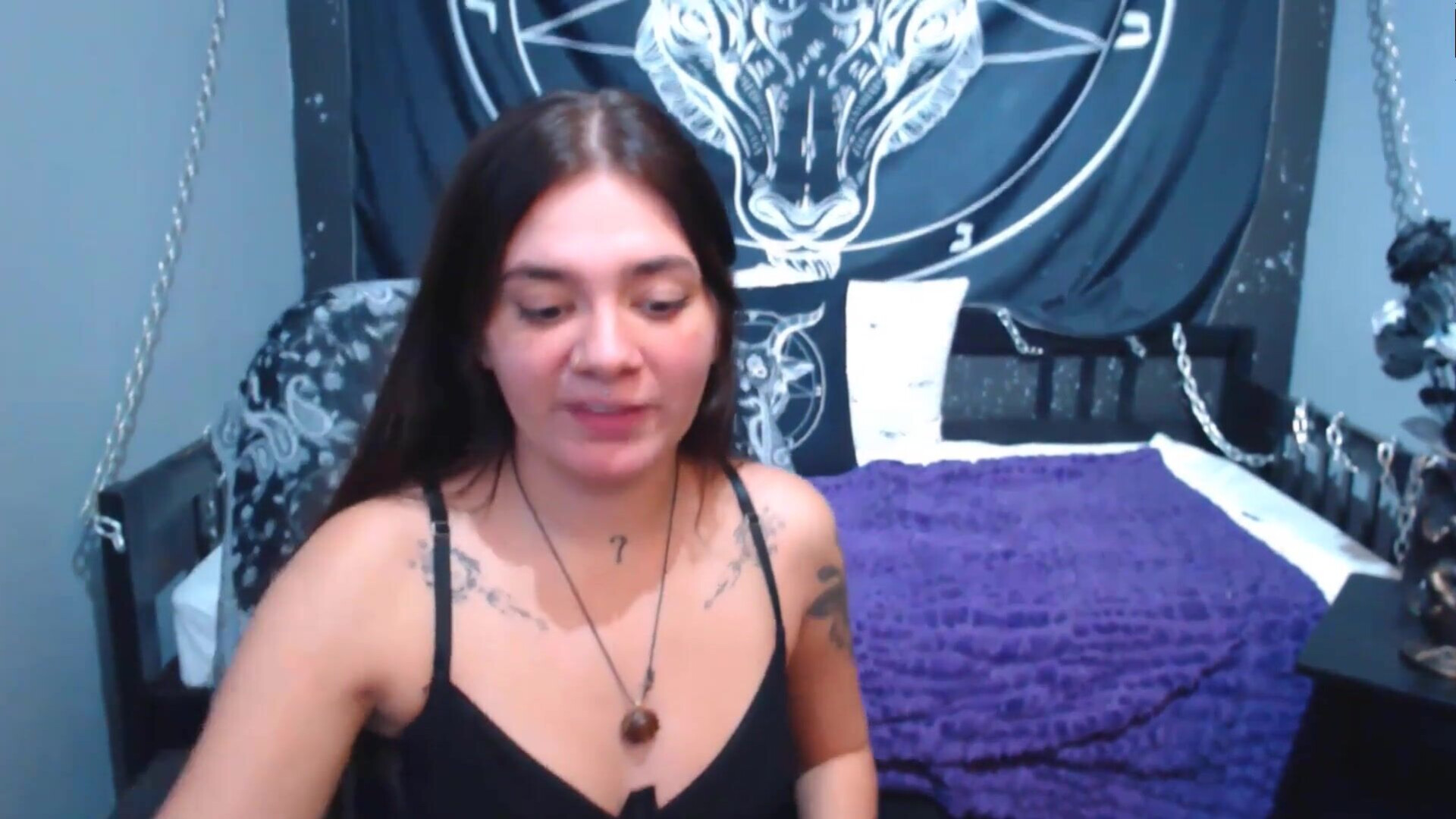 Layne is everything and more for hard ejaculation - hispanic babe - sexy latina - hot brunette - fuckable face - creamy pussy - first show - first time on cam - fingering - solo masturbating - favlive
