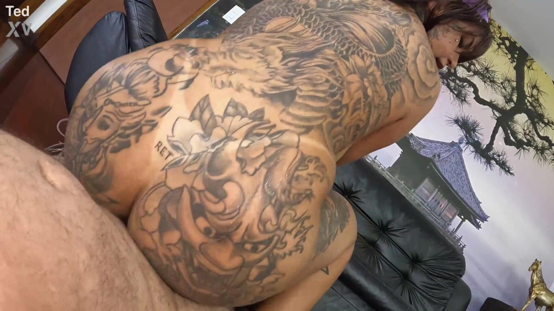 Luizza Saito estreando pela primeira vez faz anal intenso - luizza saito - binho ted - pov - anal - brazilian - latina - brunette - big ass - big tits - creampie
