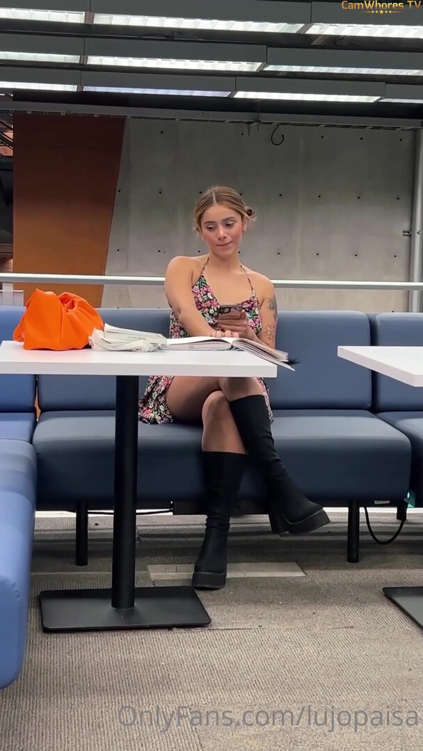 Lujopaisa Public Library Bathroom Creampie - amateur - hardcore - pov
