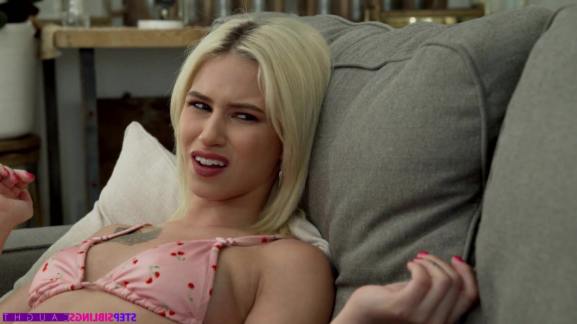 My stepsister is incredibly attractive S14E1 - blonde - blowjob - fingering - pornstar - tattoo - piercing - skinny - eating pussy - taboo - sex