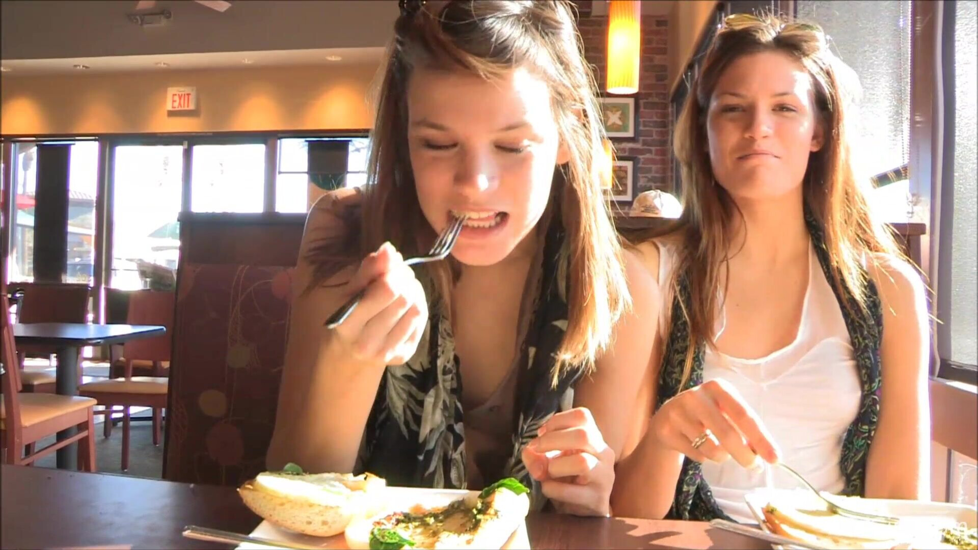 Romi & Raylene Identical Twins - lesbian - small tits