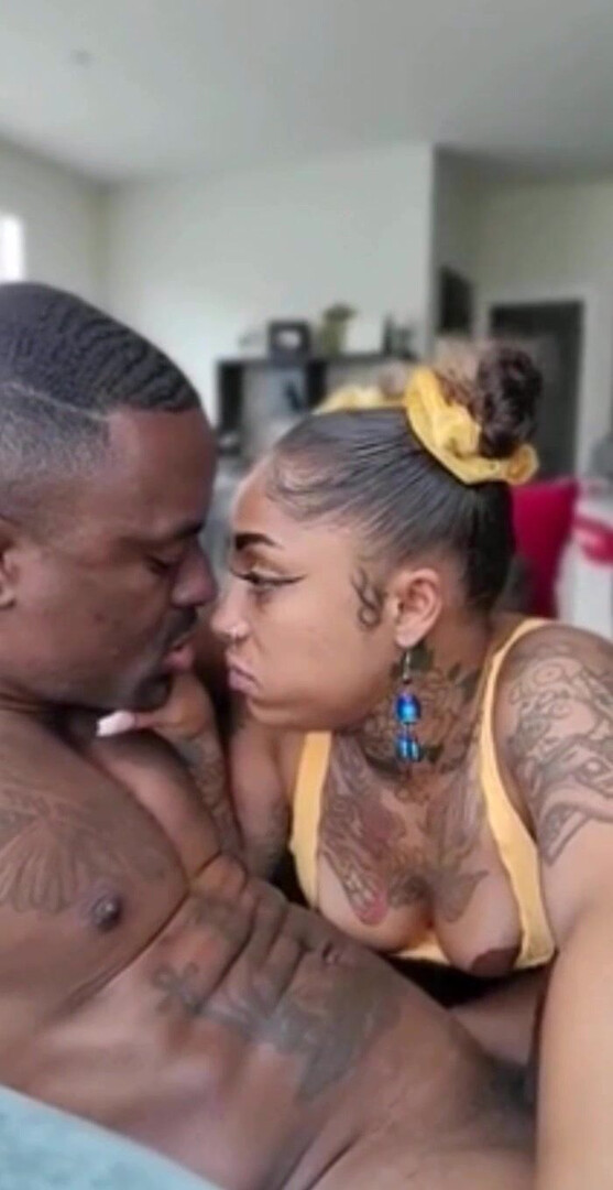 Thick Ebony Fucks BBC - ebony - bbc - hardcore - blowjob - thick - big ass - big tits