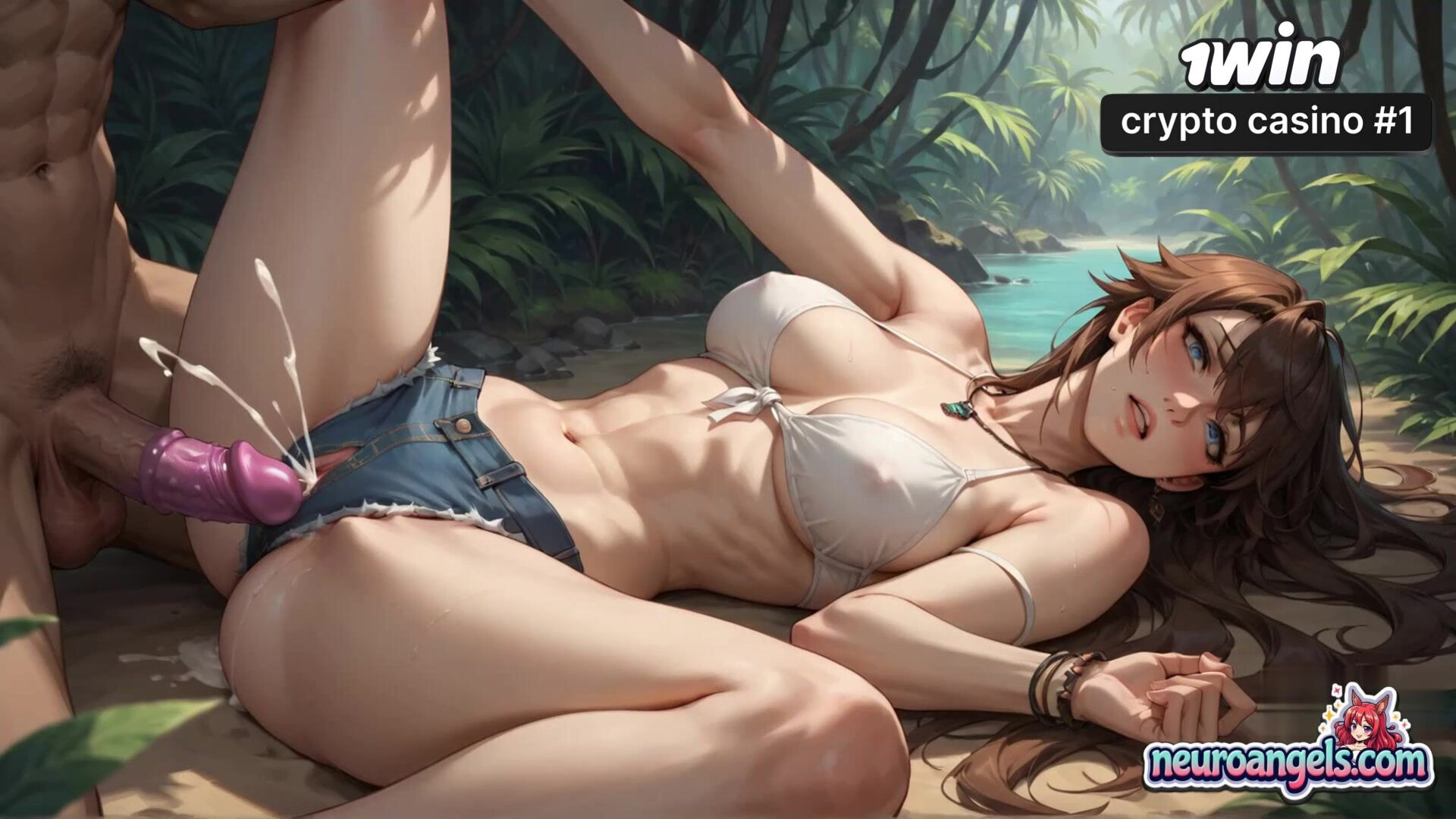 Tropical Jungle Semen Deluge Gangbang The hottest gangbang ever! The sluttiest XXX - romantic - semen - penetration - splash - ai generated - jungle - multiple - hardcore - gangbang
