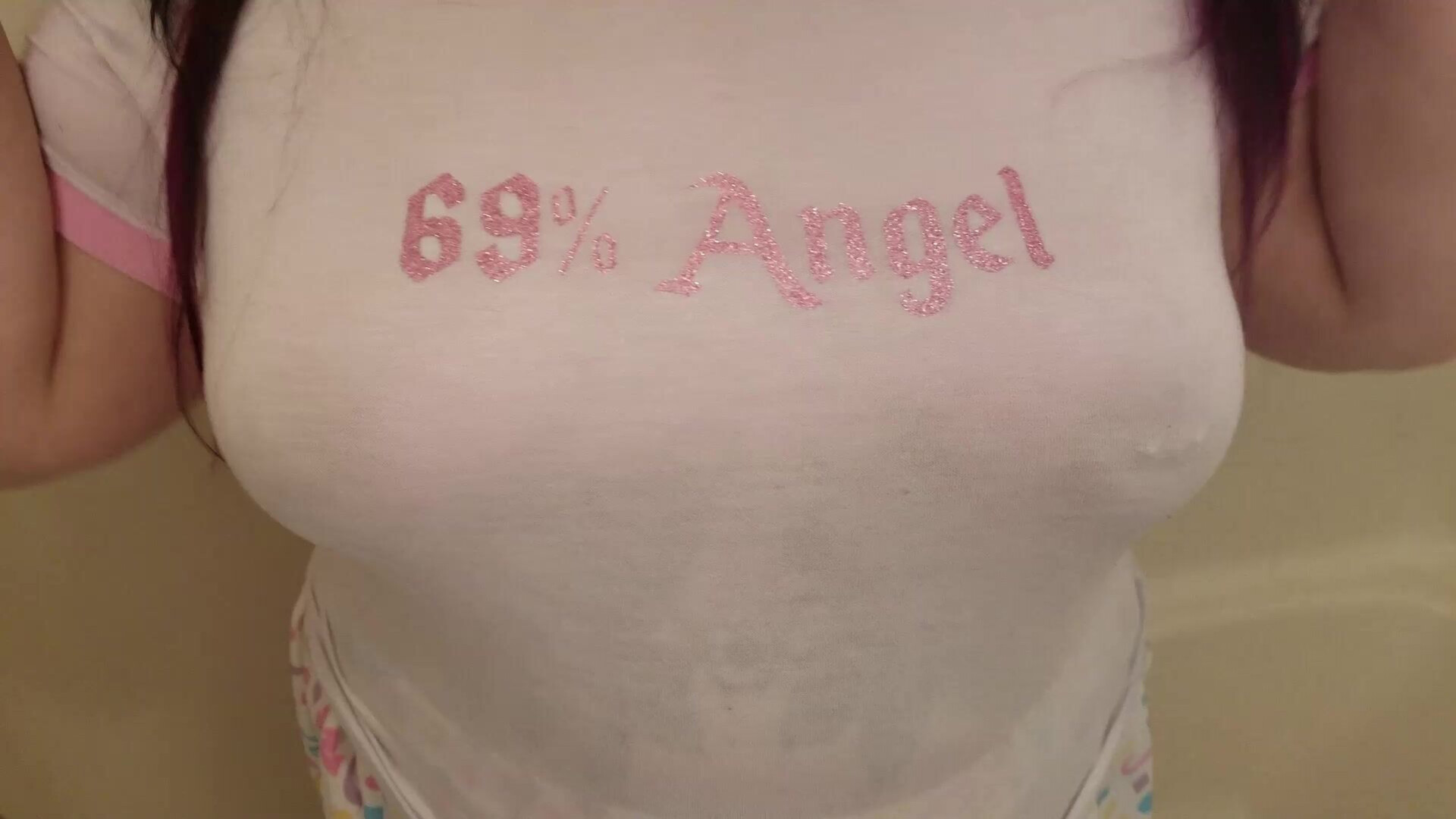 Virghoe Bbw Angel Wet T Shirt - bbw - solo - amateur