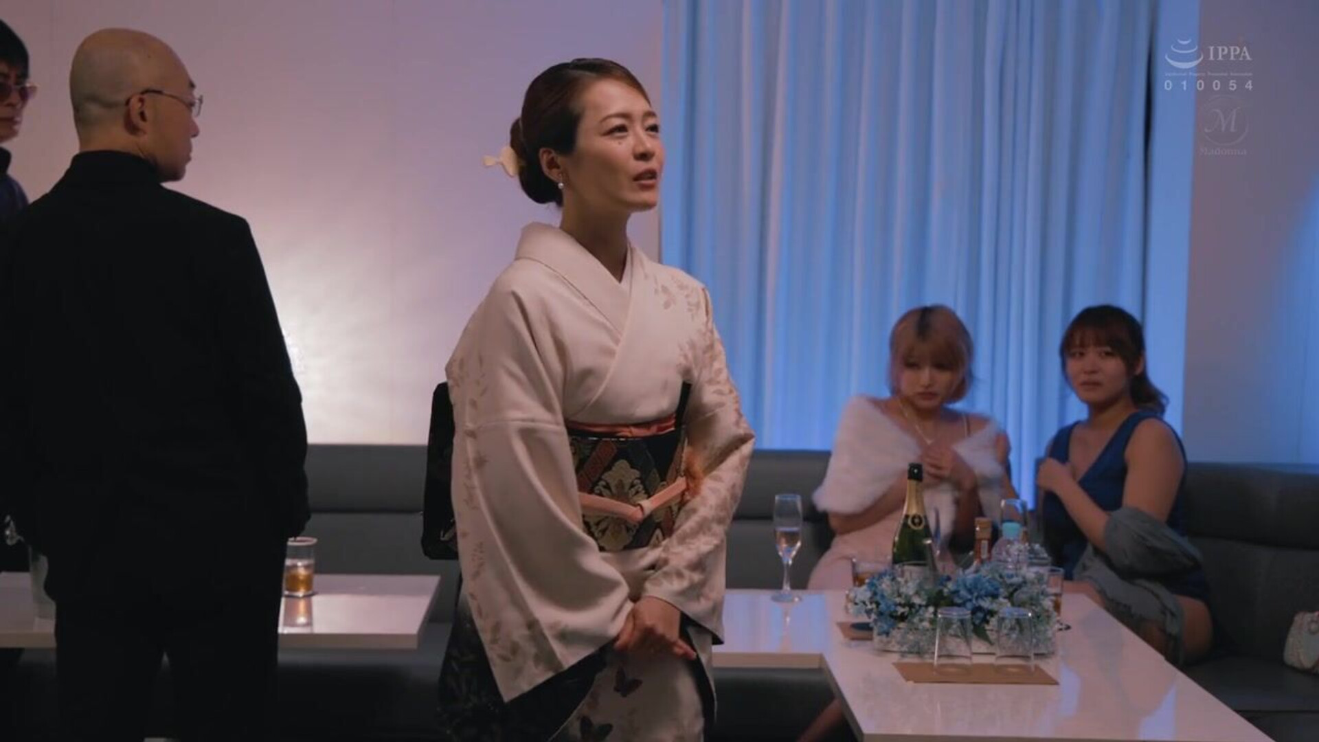 A married woman working at a high class club has a affair wiith other man - japonese - asian - mature