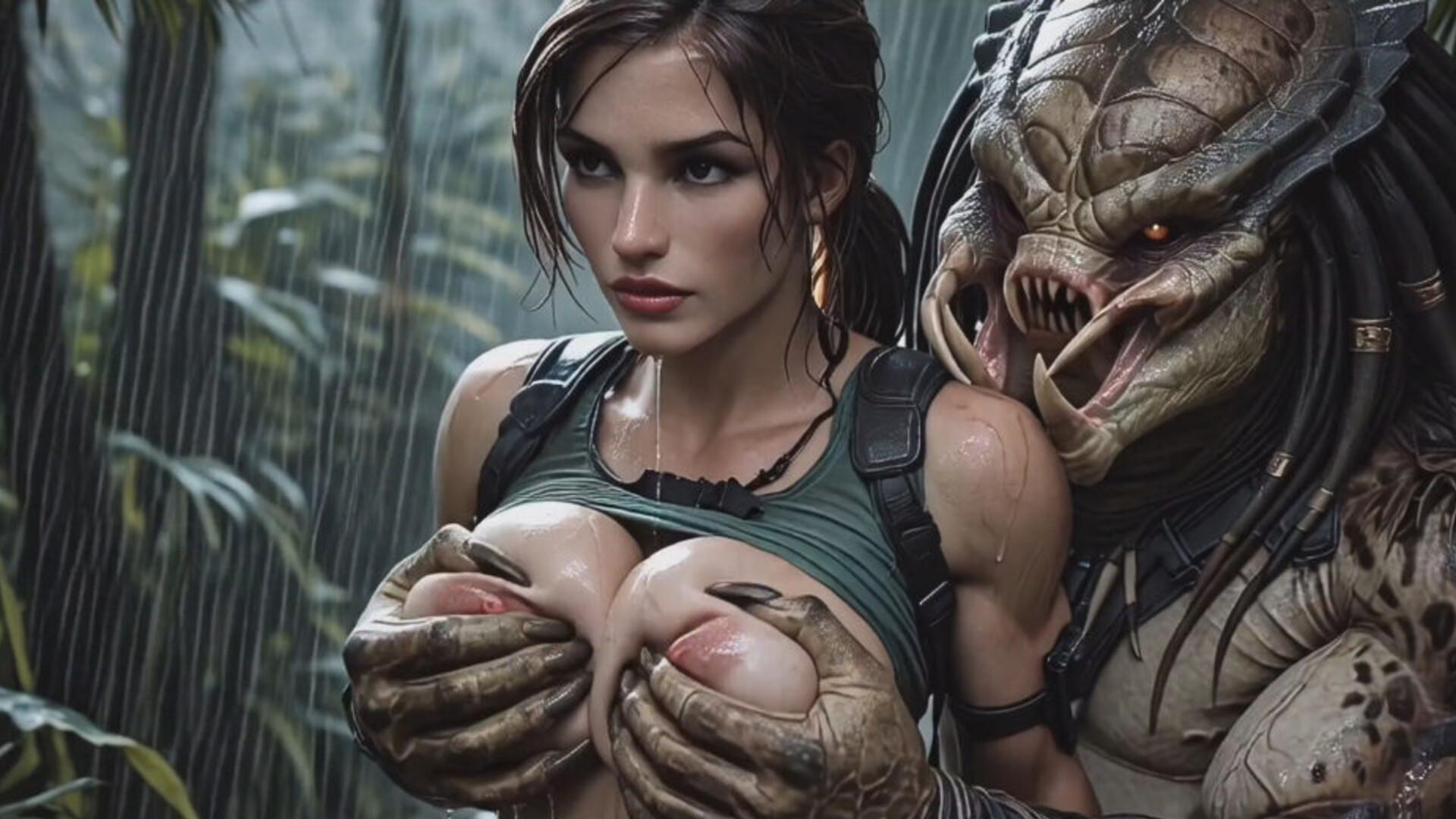 AIPorn 2026 Lara Croft VS Predator - aiporn - 2026 - lara - croft - vs - predator