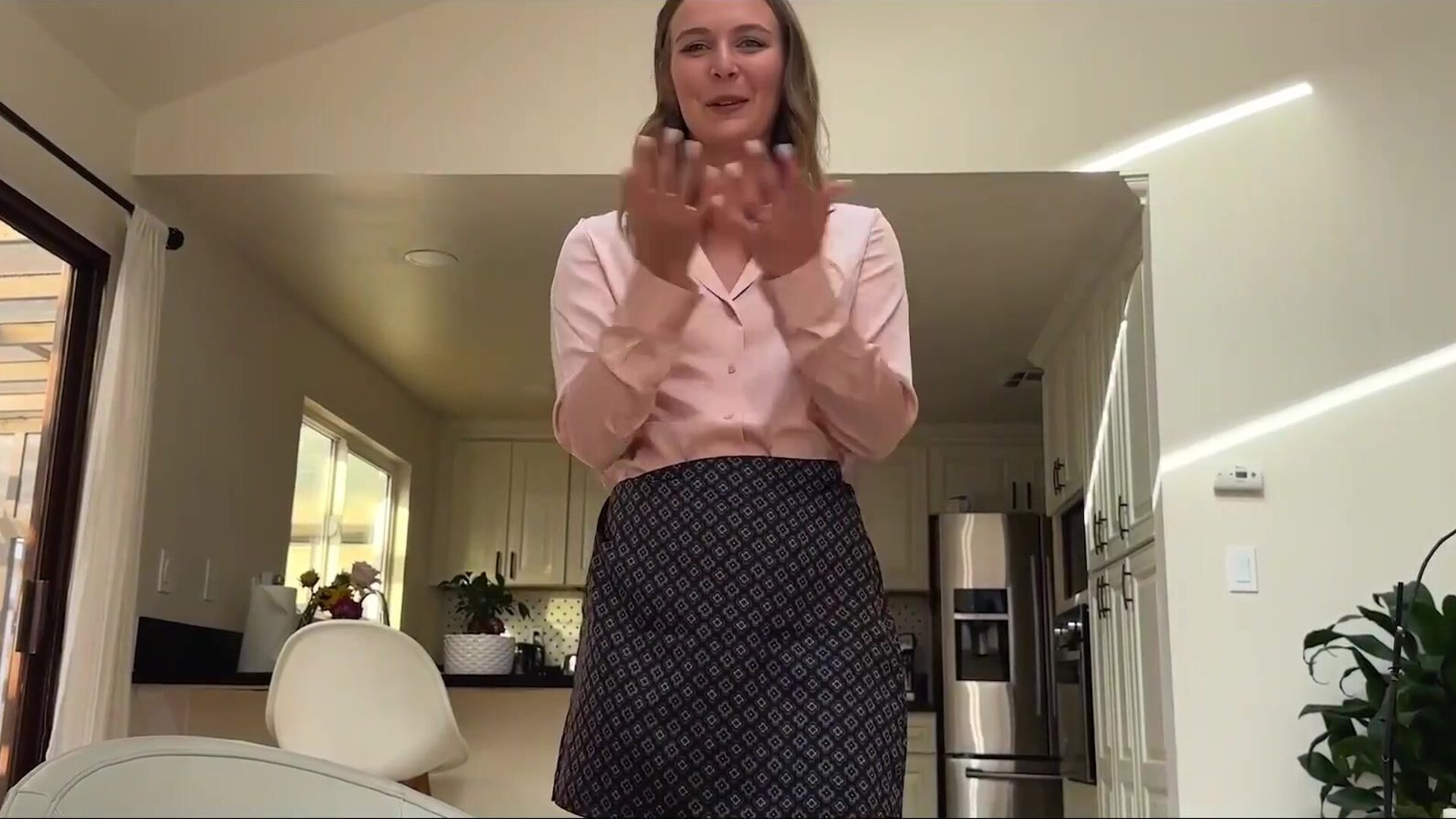 After a hard game, you need to relieve stress! - babe - ass - blowjob - brunette - amateur - secretary - role-play - real-orgasm