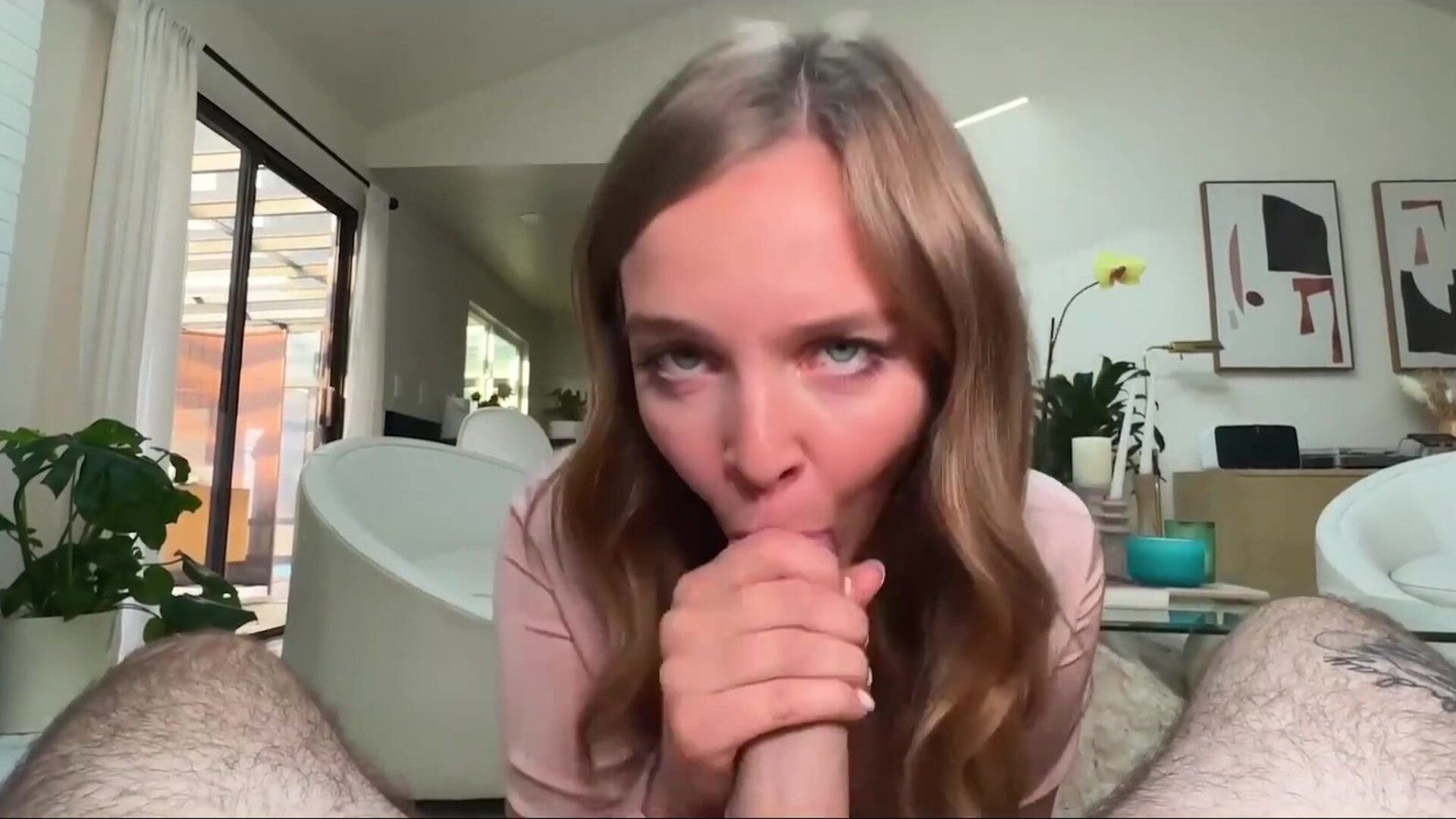 After a hard game, you need to relieve stress! - babe - ass - blowjob - brunette - amateur - secretary - role-play - real-orgasm