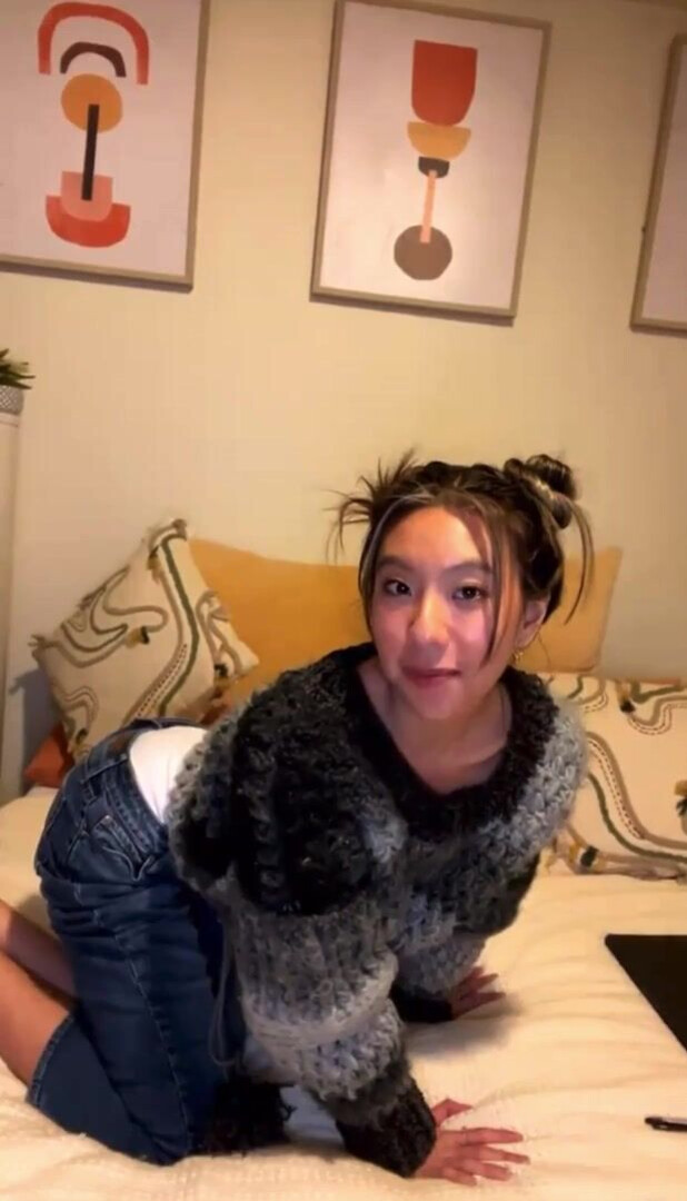 Asian fuzzy sweater fuck - asian
