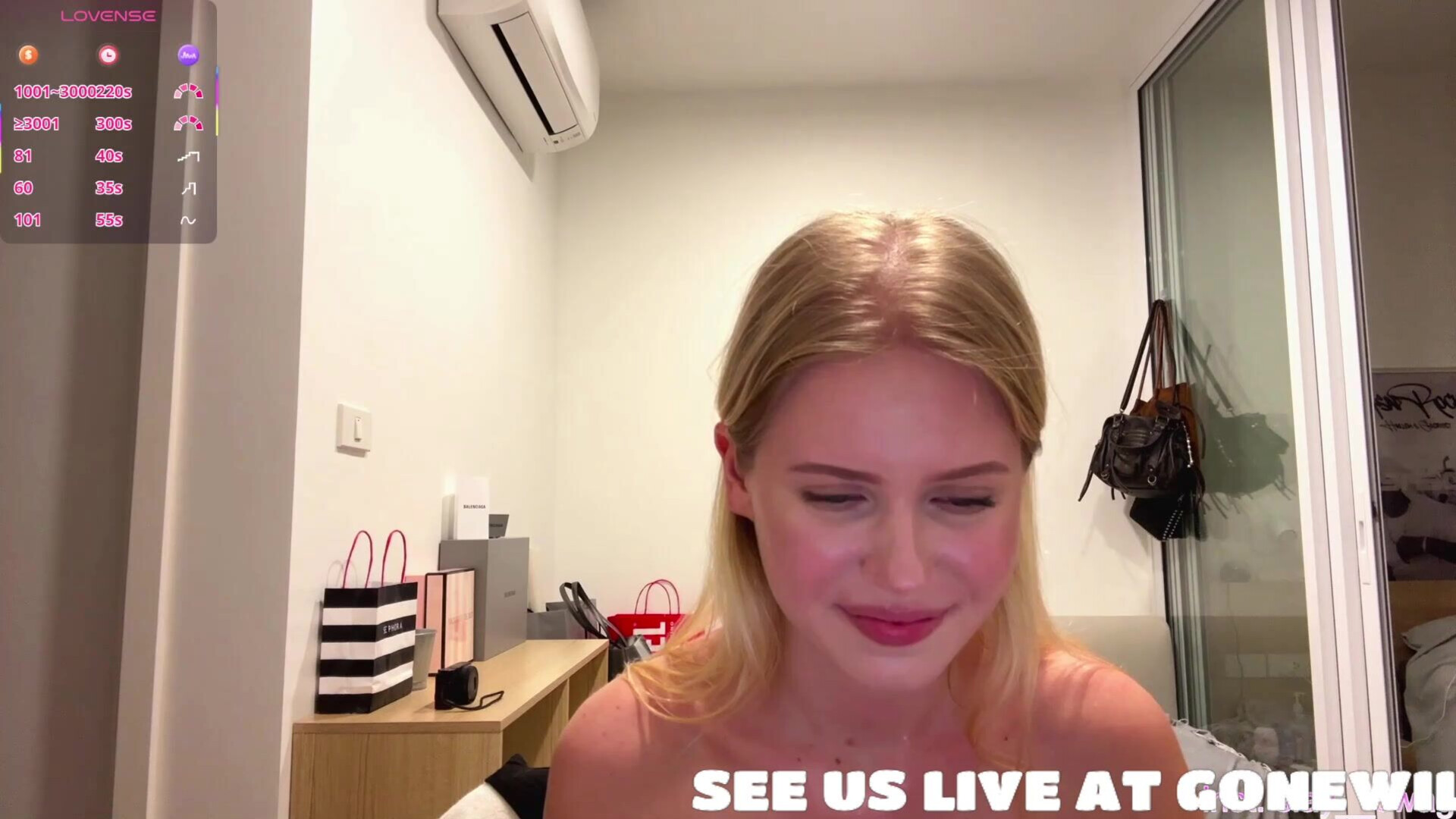 Blonde Babe Teases Tits & Ass - straight blonde - straight webcam - straight tease - straight big ass - straight solo - straight amateur - straight softcore - straight striptease - straight piercing