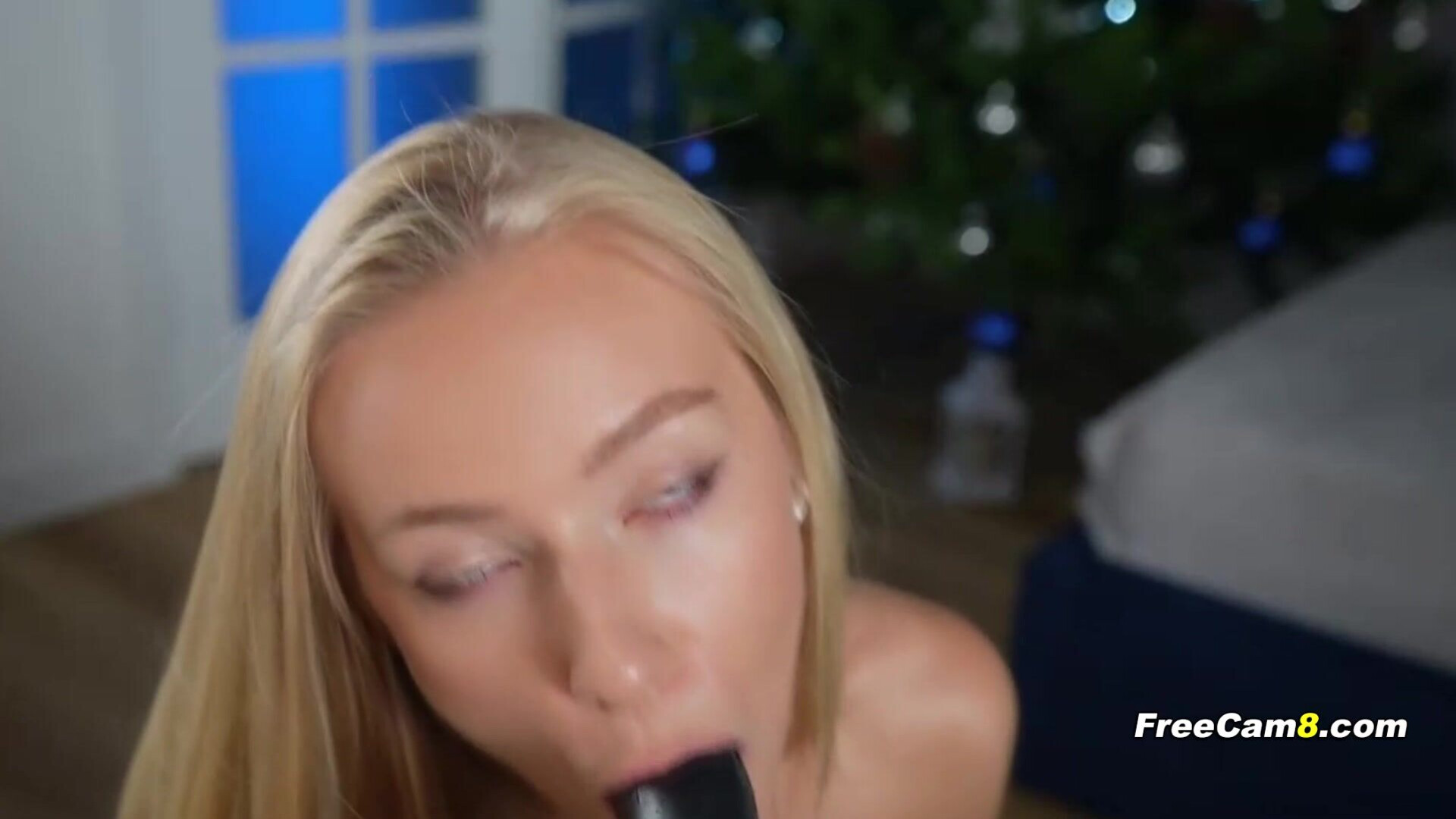 Blonde Bombshell Fucks Her Tight Pussy with a Huge Dildo - freecam8 - blonde - dildo - solo orgasm - wet pussy - sex toys - vibrator - dildo fucking - solo masturbation - pleasure