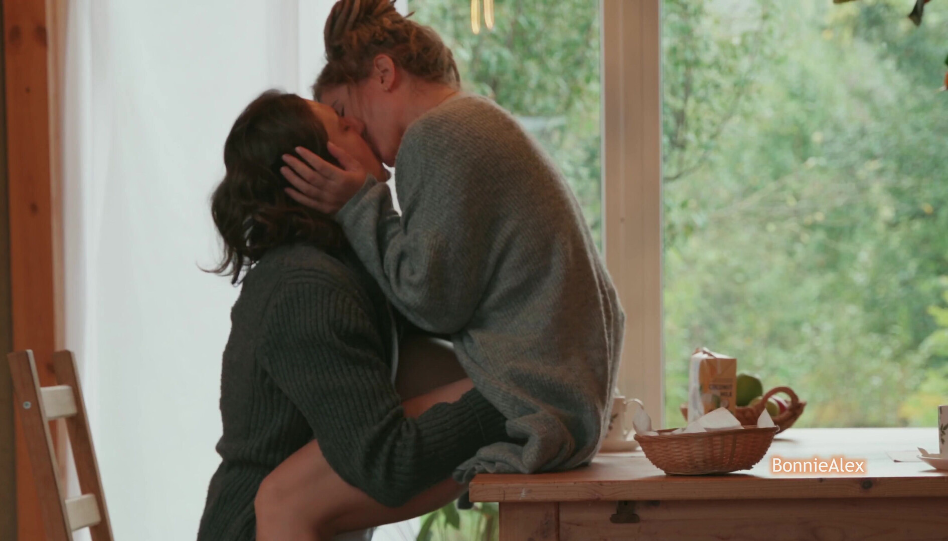 Bonniealex Passionate Sex On The Kitchen Table - amateur - hardcore - 4k porn