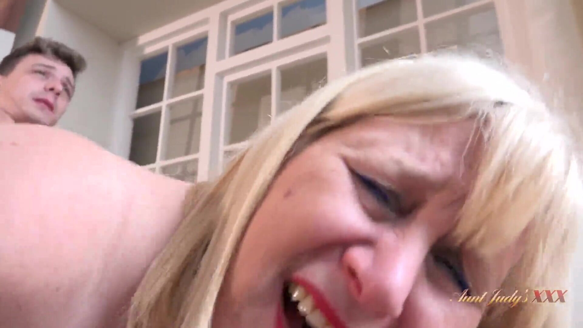 Catherine Catherine Can Confronts Her Messy Stepson and Ends Up Covered in Cum - milf - big ass - blowjob