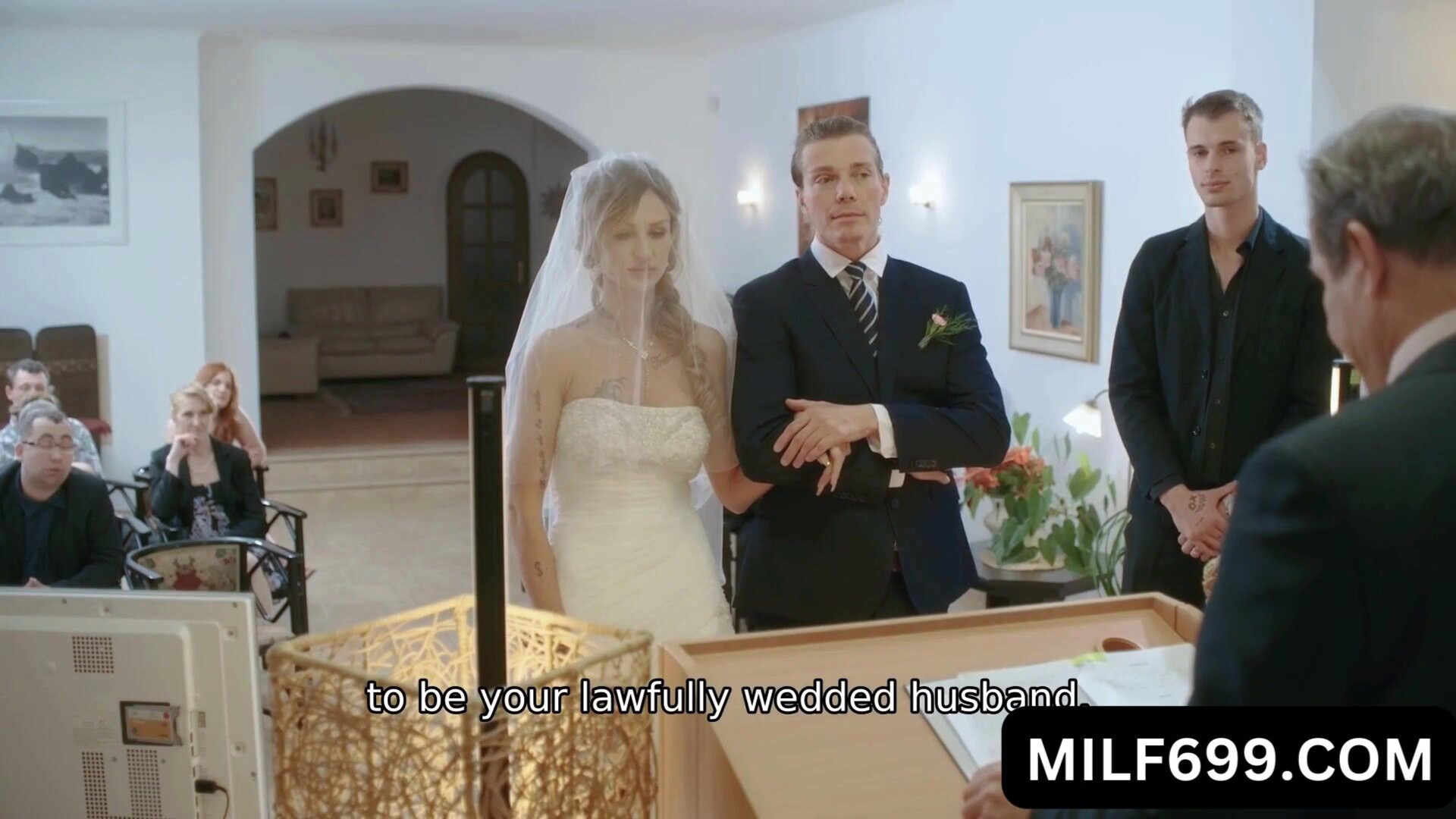 Cheating bride - milf - cheating - stockings