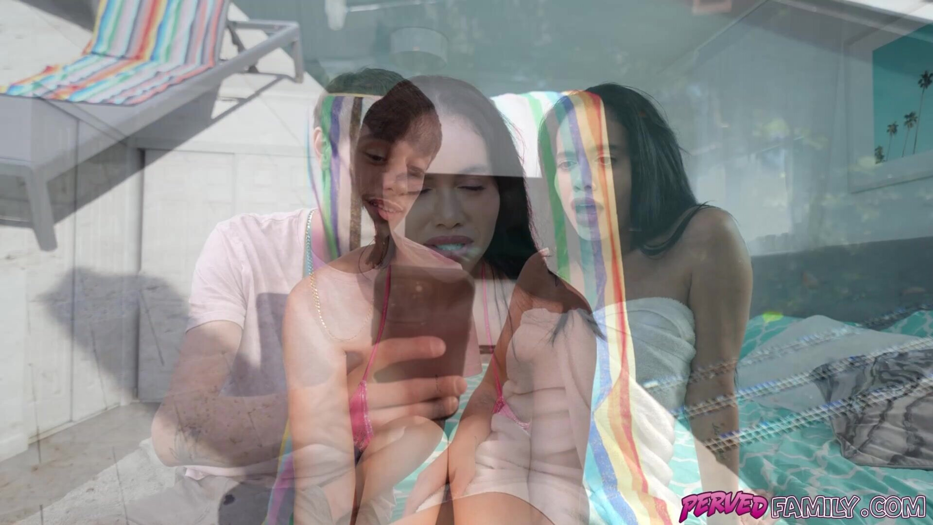 Don't worry, your dad never needs to know - stepmom - stepson - milf - fake tits - blowjob - big cock - big tits - latina - step-fantasy - step-family