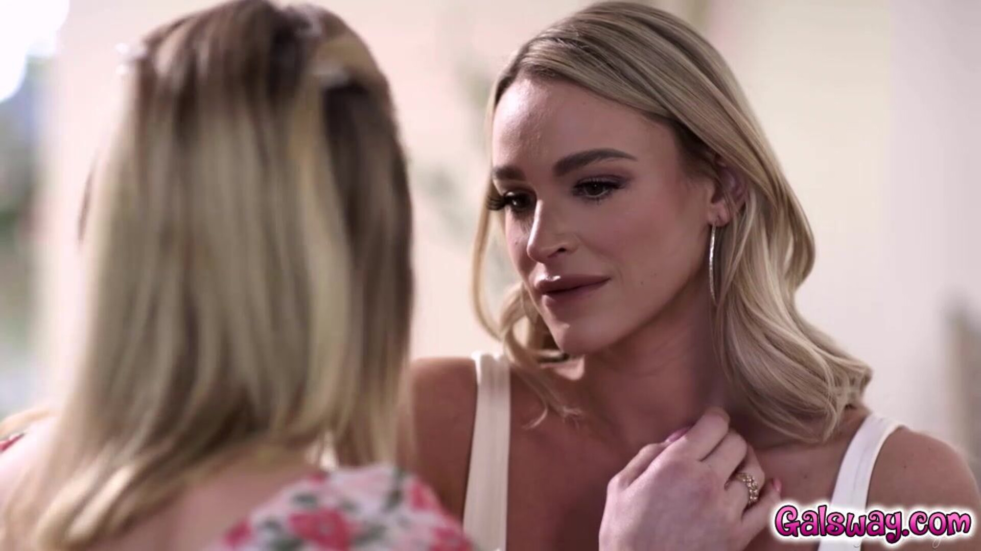 Double date turns into a steamy foursome - girlsway - blonde - brunette - big tits - natural tits - small tits - fingering - tattoos - facesitting - tribbing