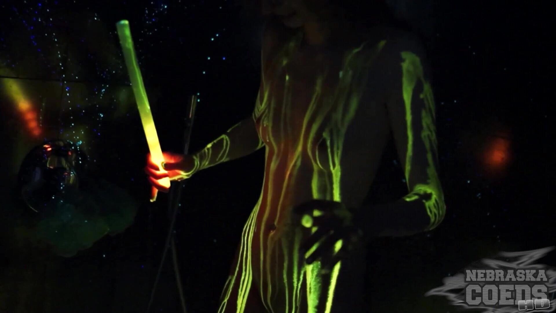 Glowstick Experiment With Areana Behind The Scenes - Masturbation - Amateur - Teen - milf - hardcore - blowjob - big tits - big ass - anal