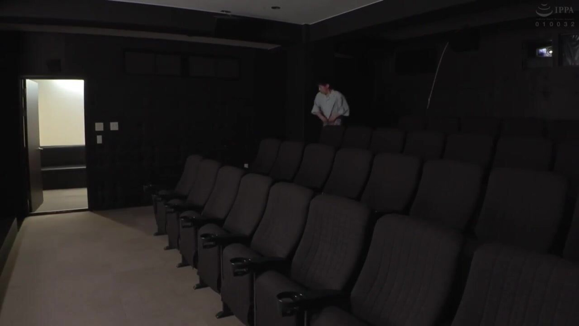 HUNTC 480 — Me And A Gal Are The Only Customers At A Movie - asian