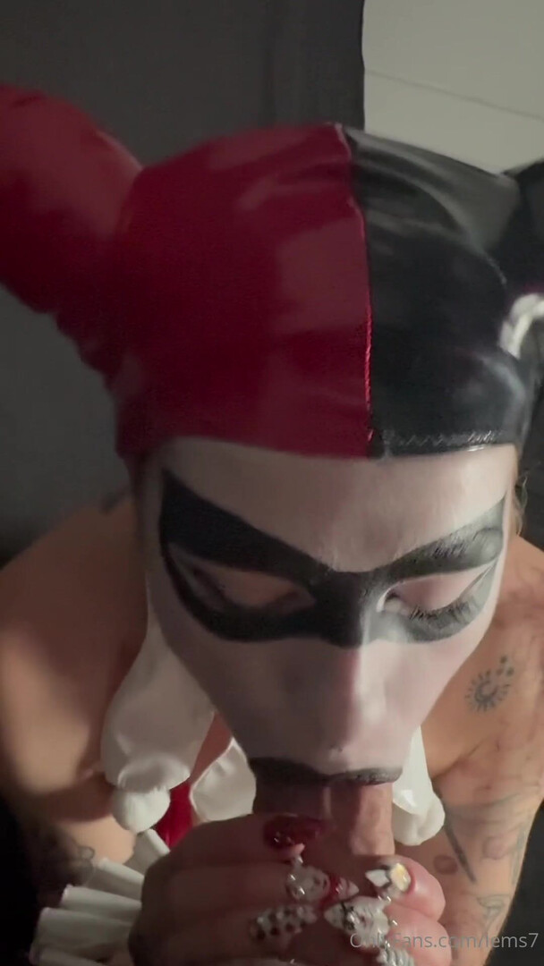 Harley Wants Your Cum - cosplay - harley - harley quinn - busty - blowjob - big tits - cowgirl