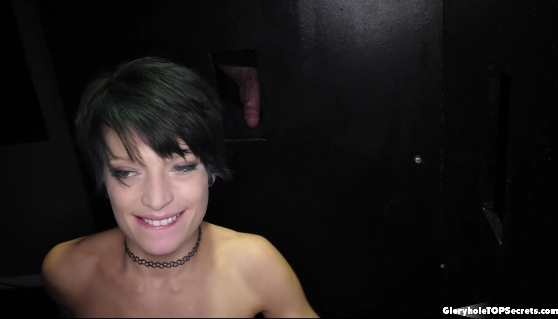 Jesus Christ Kodi! You a TIGHT cocksucker! - gloryhole - blowjob - oral - teen - amateur - slim - petite - small tits - natural tits - brunette