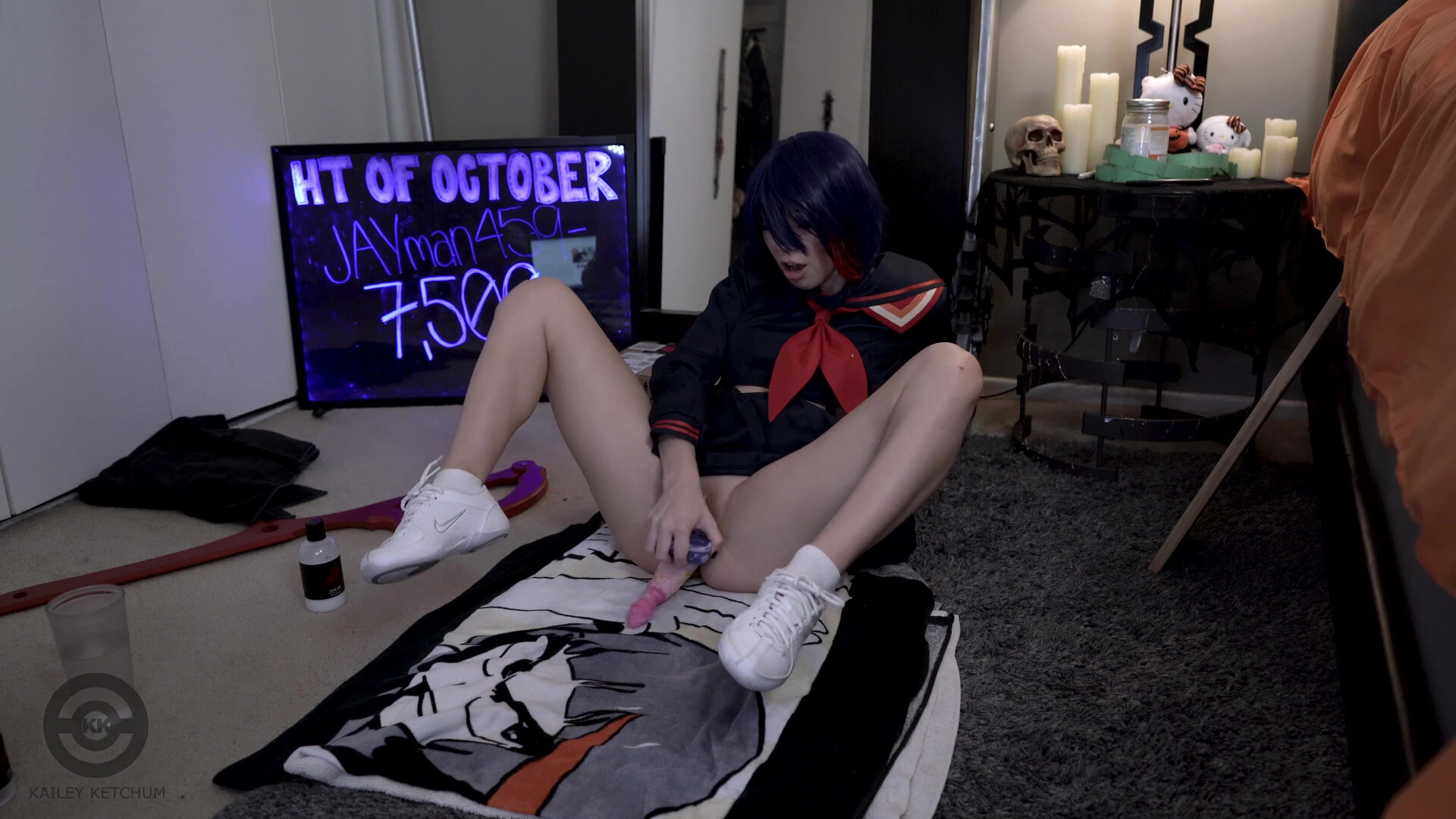 Kailey Ketchum Mv Live Ryuko Matoi Vs Tentacle Again - solo - small tits - amateur