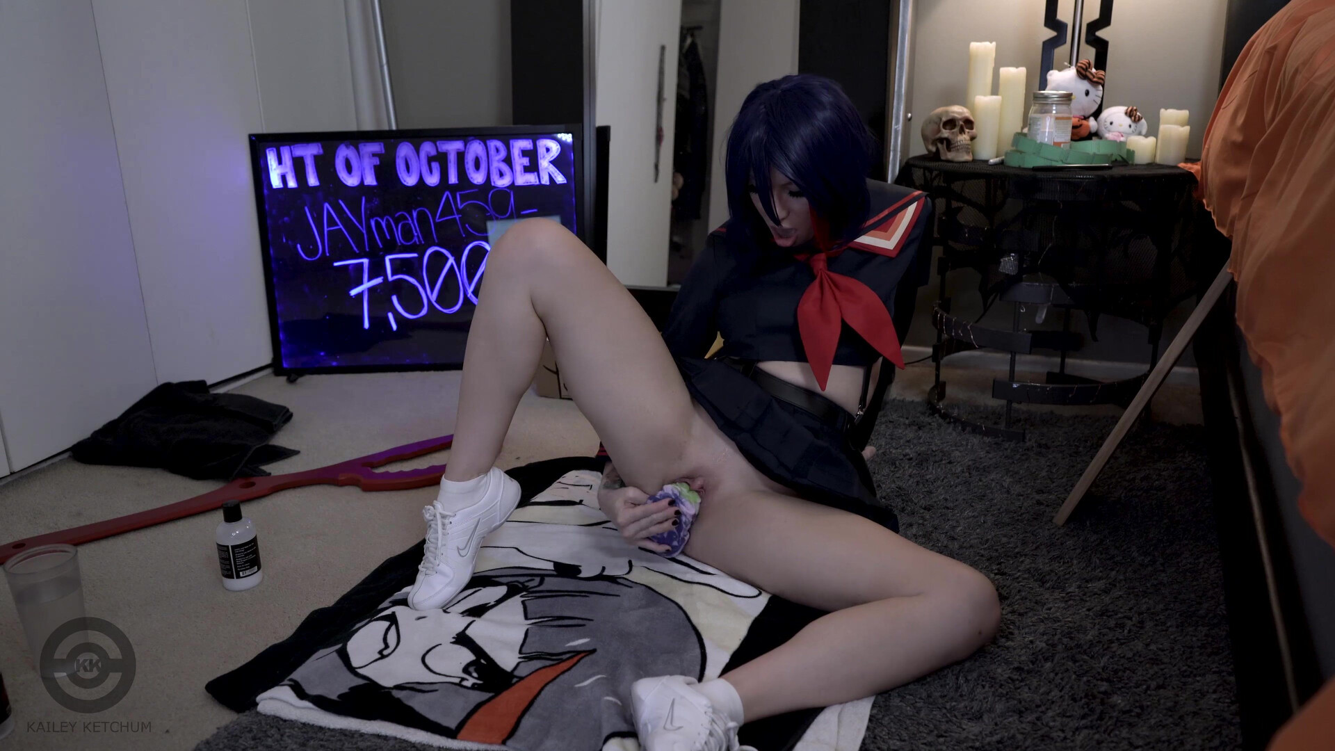Kailey Ketchum Mv Live Ryuko Matoi Vs Tentacle Again - solo - small tits - amateur