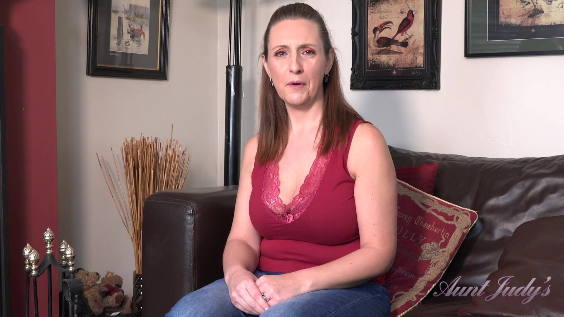 Keira Jerk Off Instructions - mature - shaved pussy - big tits - solo - masturbation - british - auntjudys