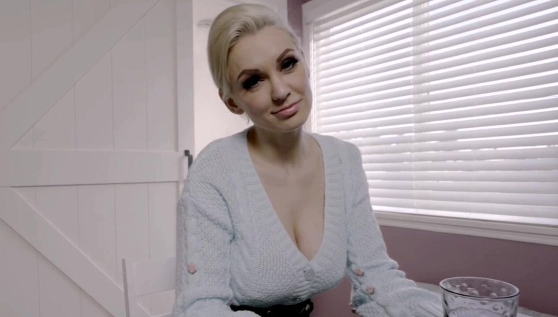 Kenzie Taylor POV - pretty face - pretty mouth - cum in mouth